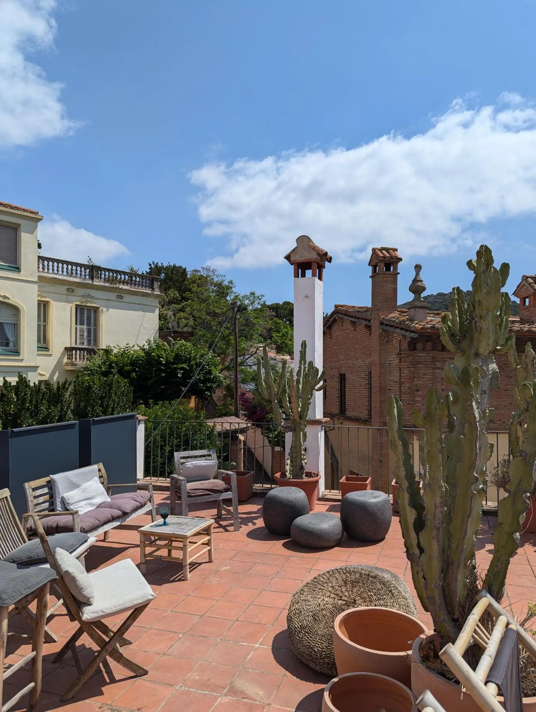 Balcony/Terrace in Hostal de la Plaça - Hotel Boutique