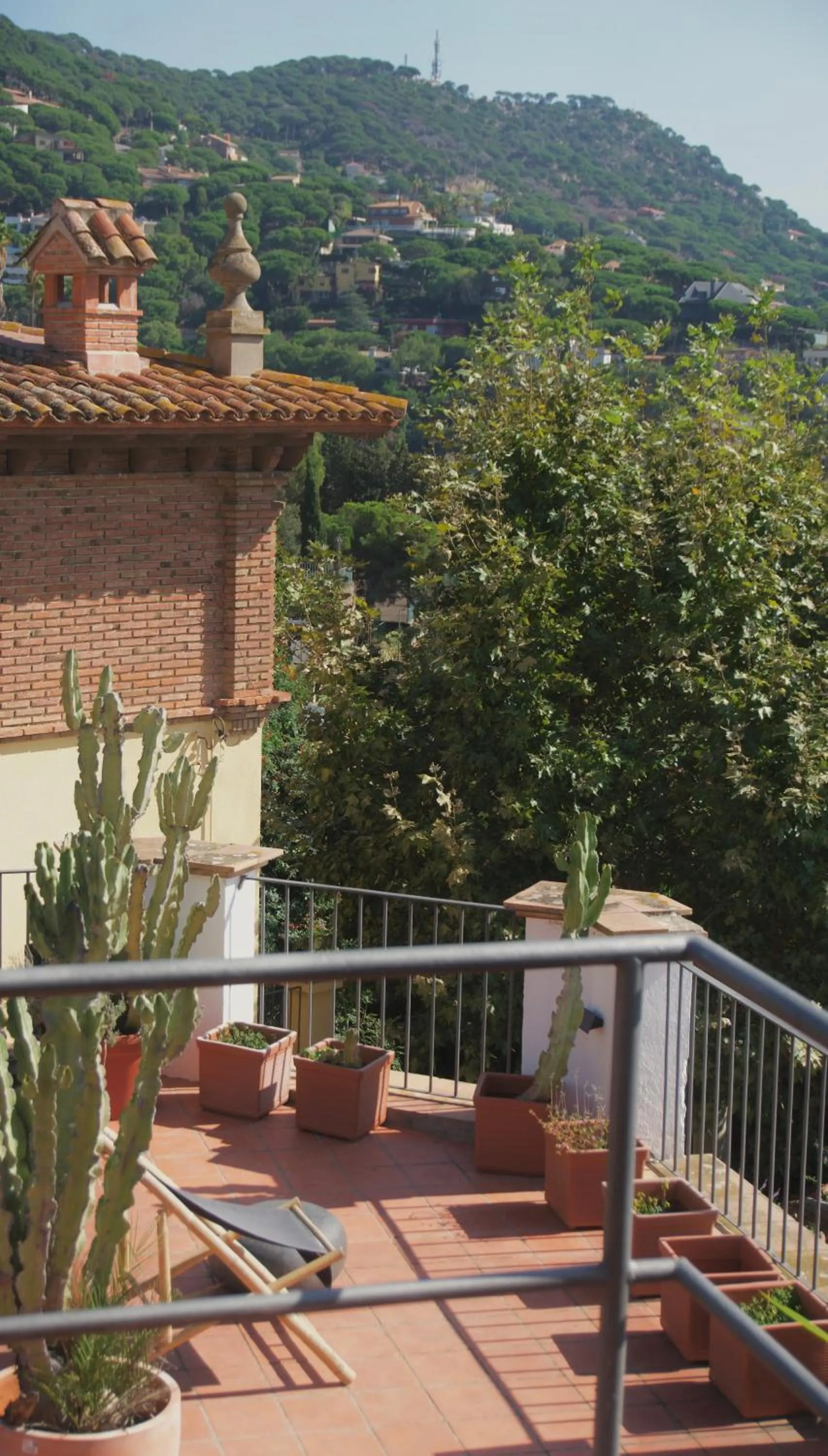 Patio in Hostal de la Plaça - Hotel Boutique
