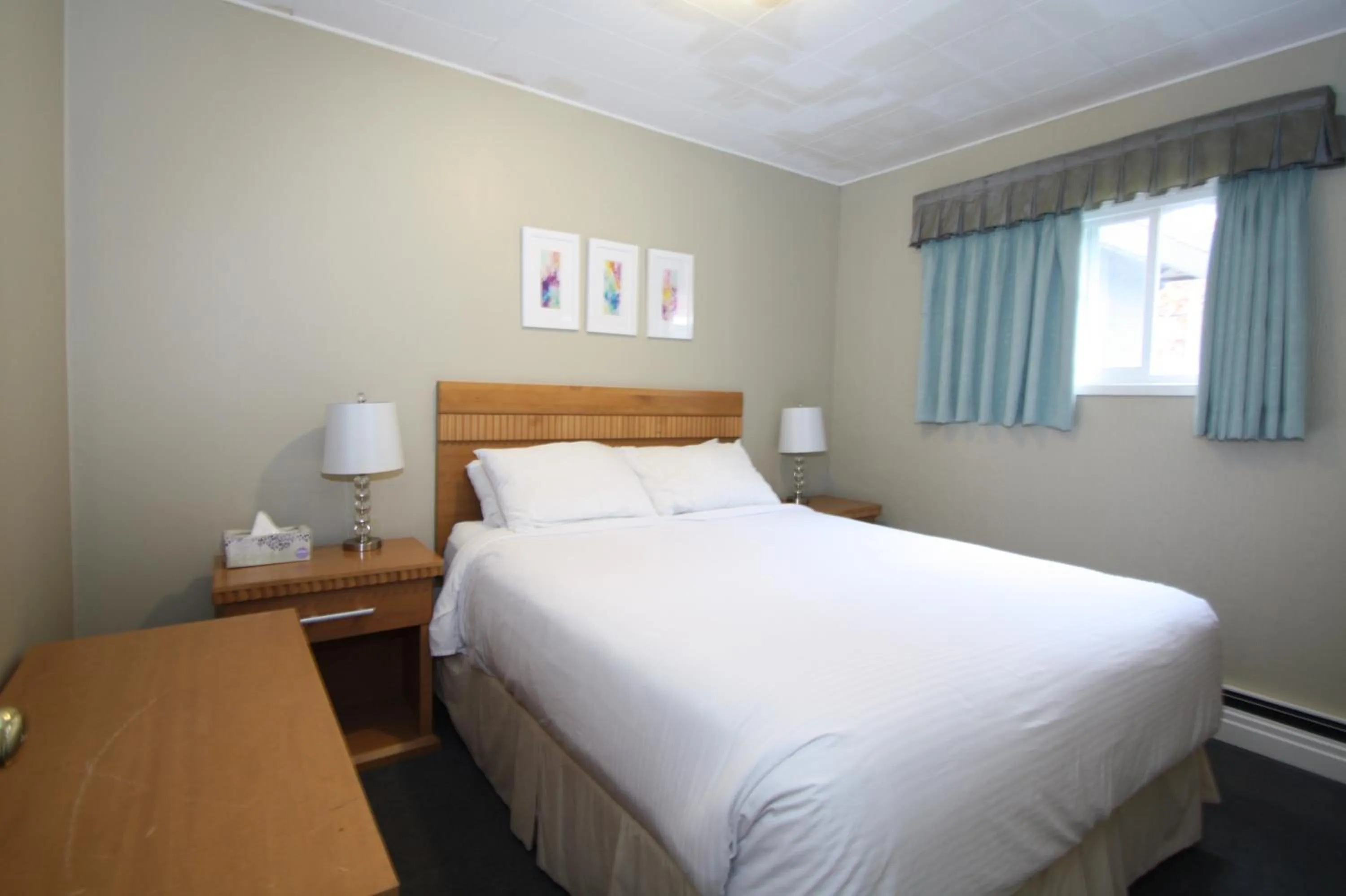 Bed in Harrison Spa Motel