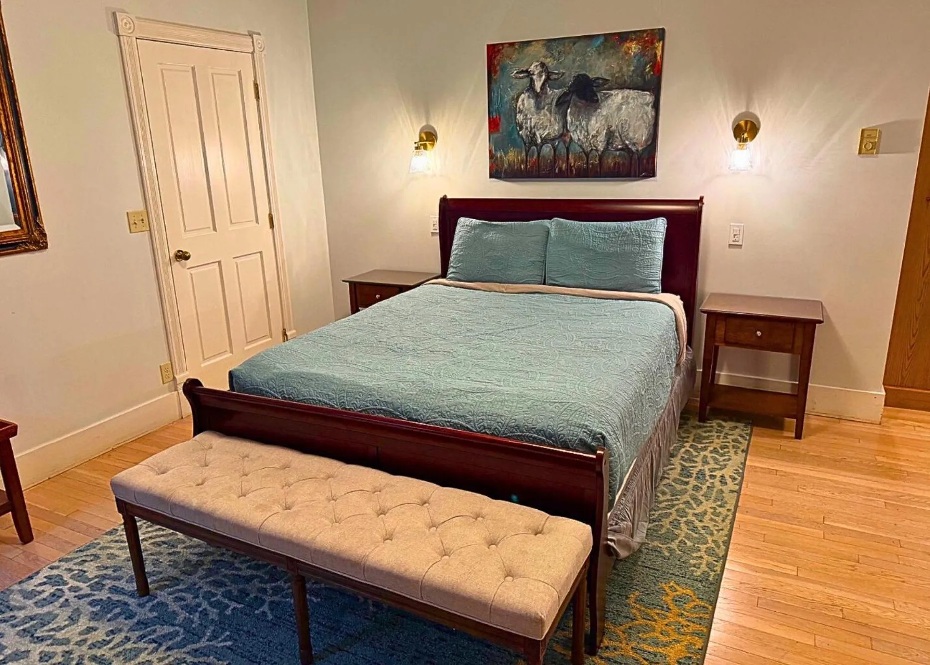 Bed in The Edenwild Boutique Inn