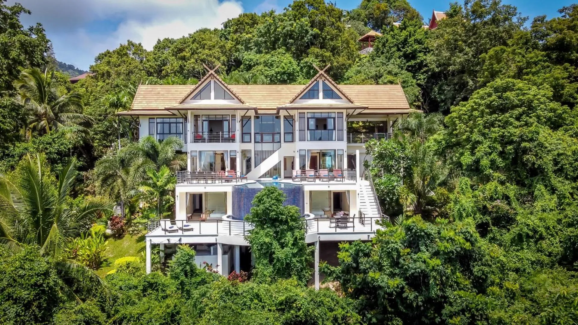 Bird's eye view in Villa Ma Phraaw - Ban Tai Ocean View Villa