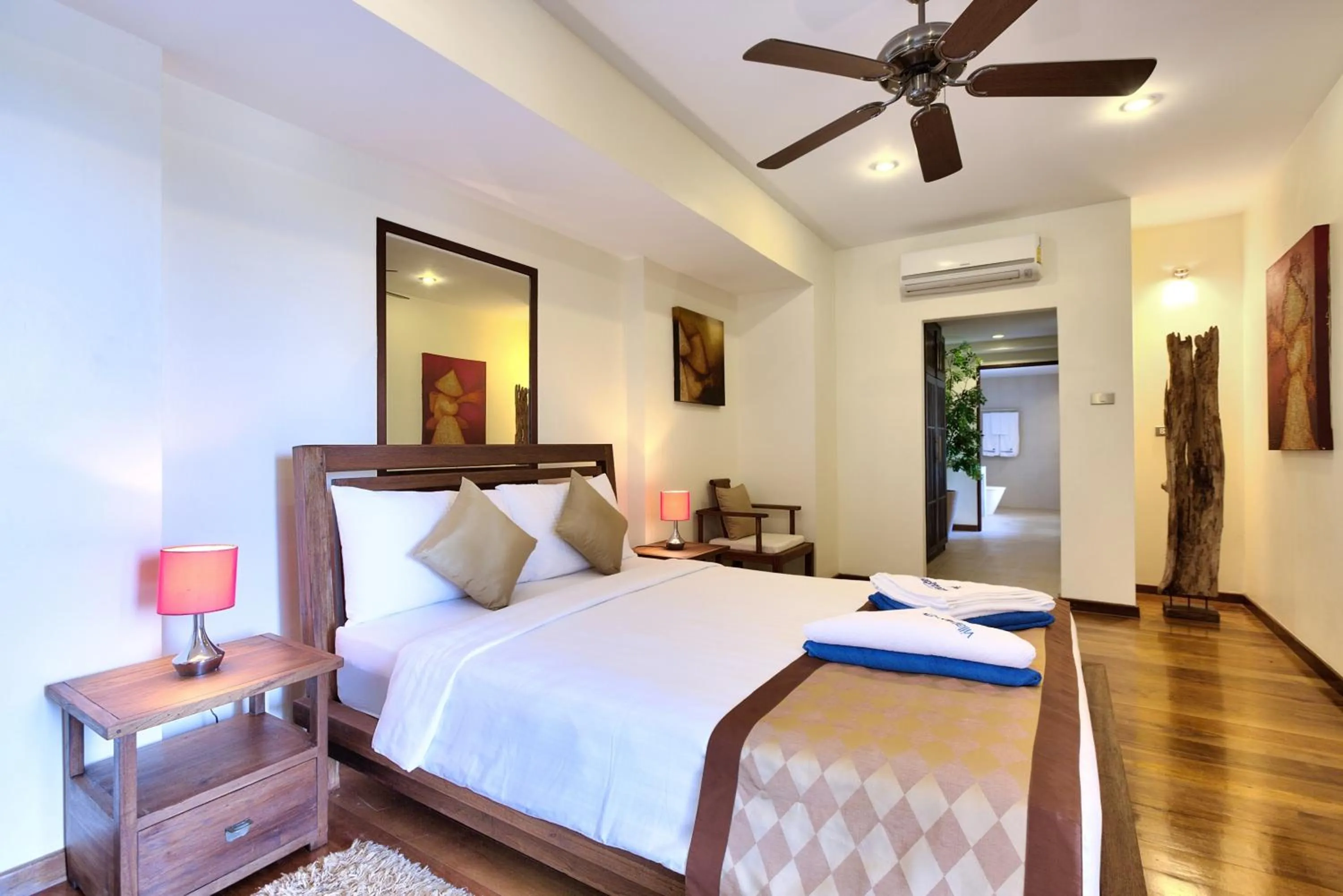 Bedroom, Bed in Villa Ma Phraaw - Ban Tai Ocean View Villa