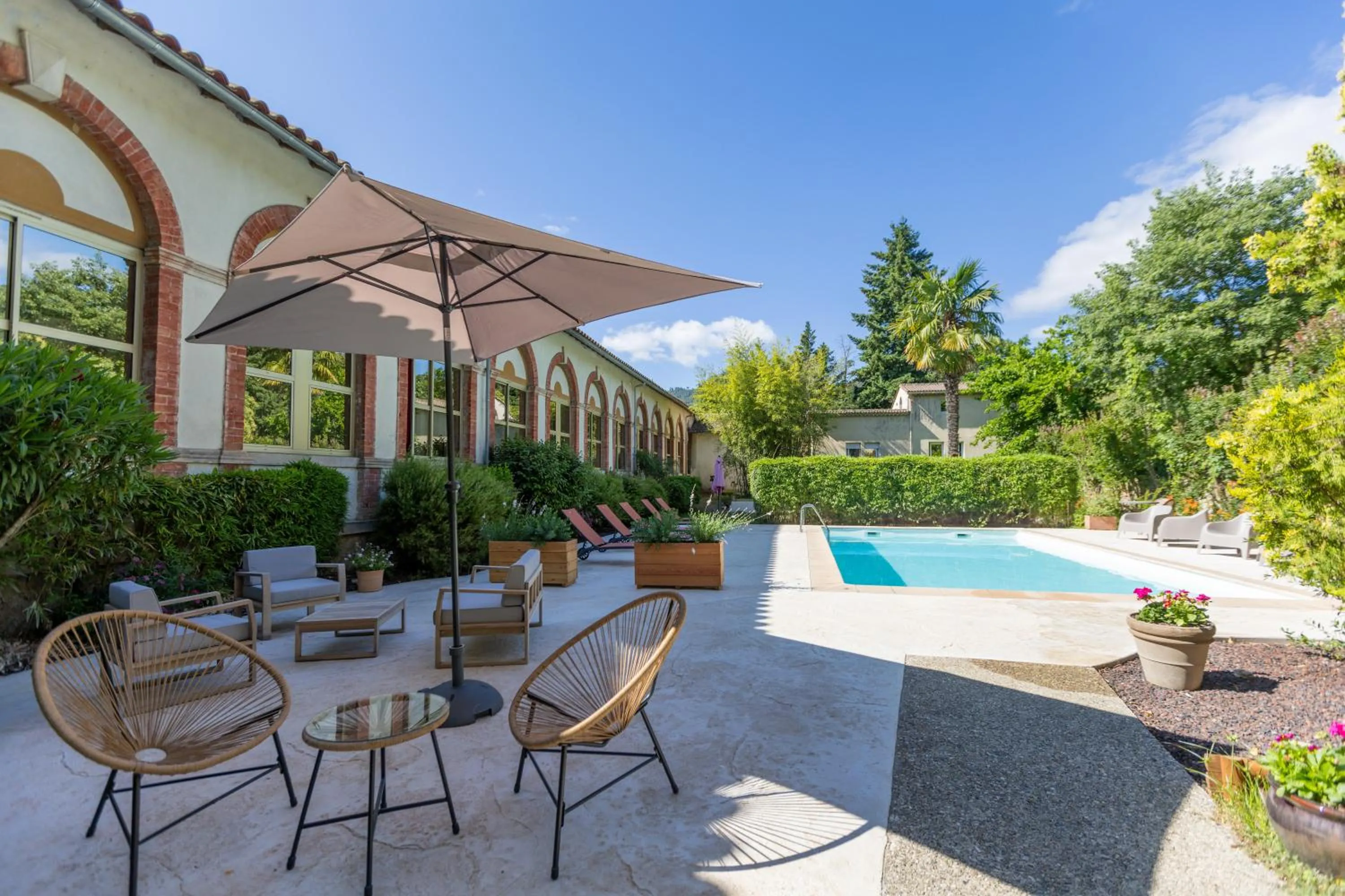 Balcony/Terrace in Hotel Les Bellugues