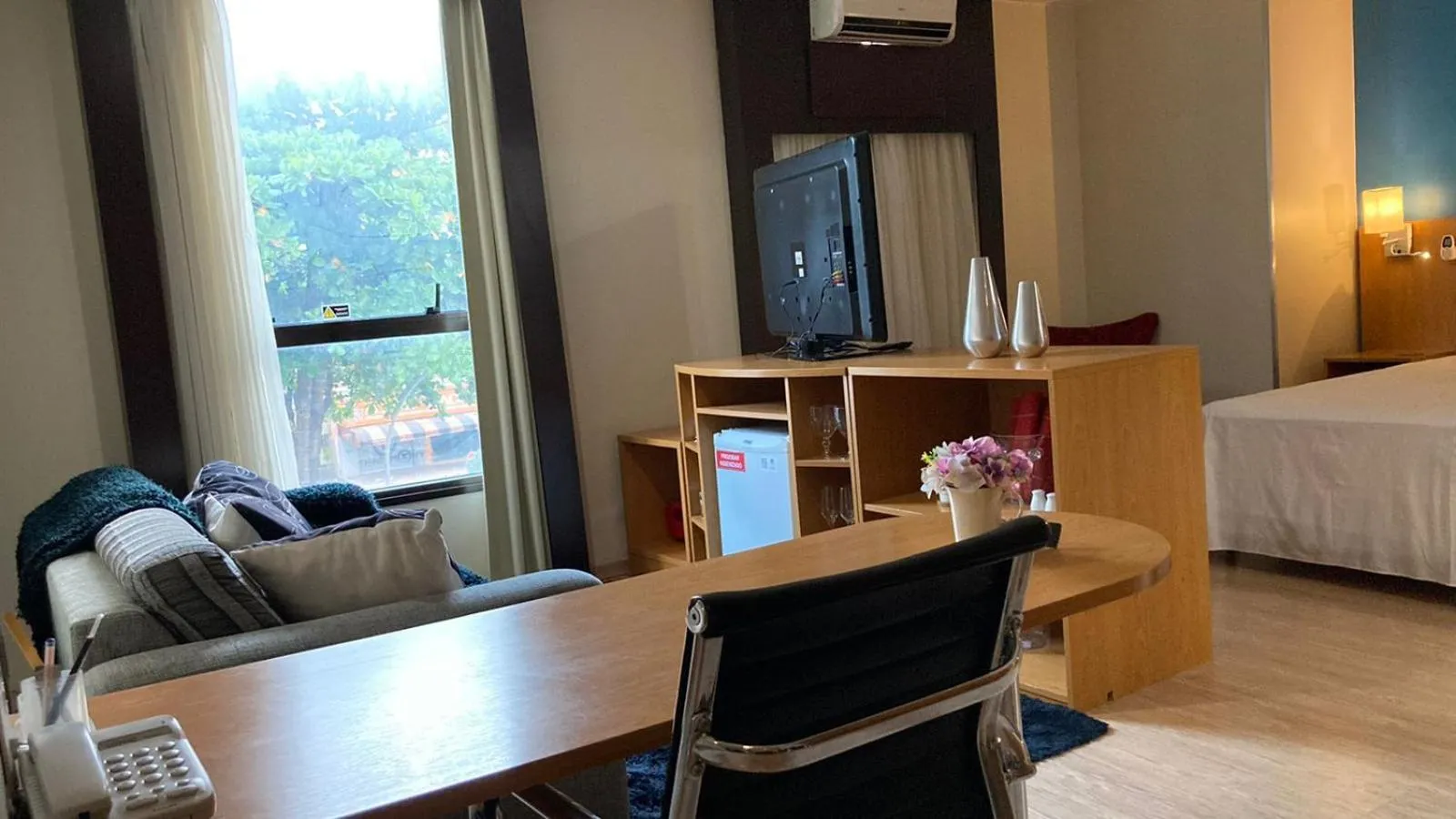 Quarto flat no Hotel Comfort de Taguatinga