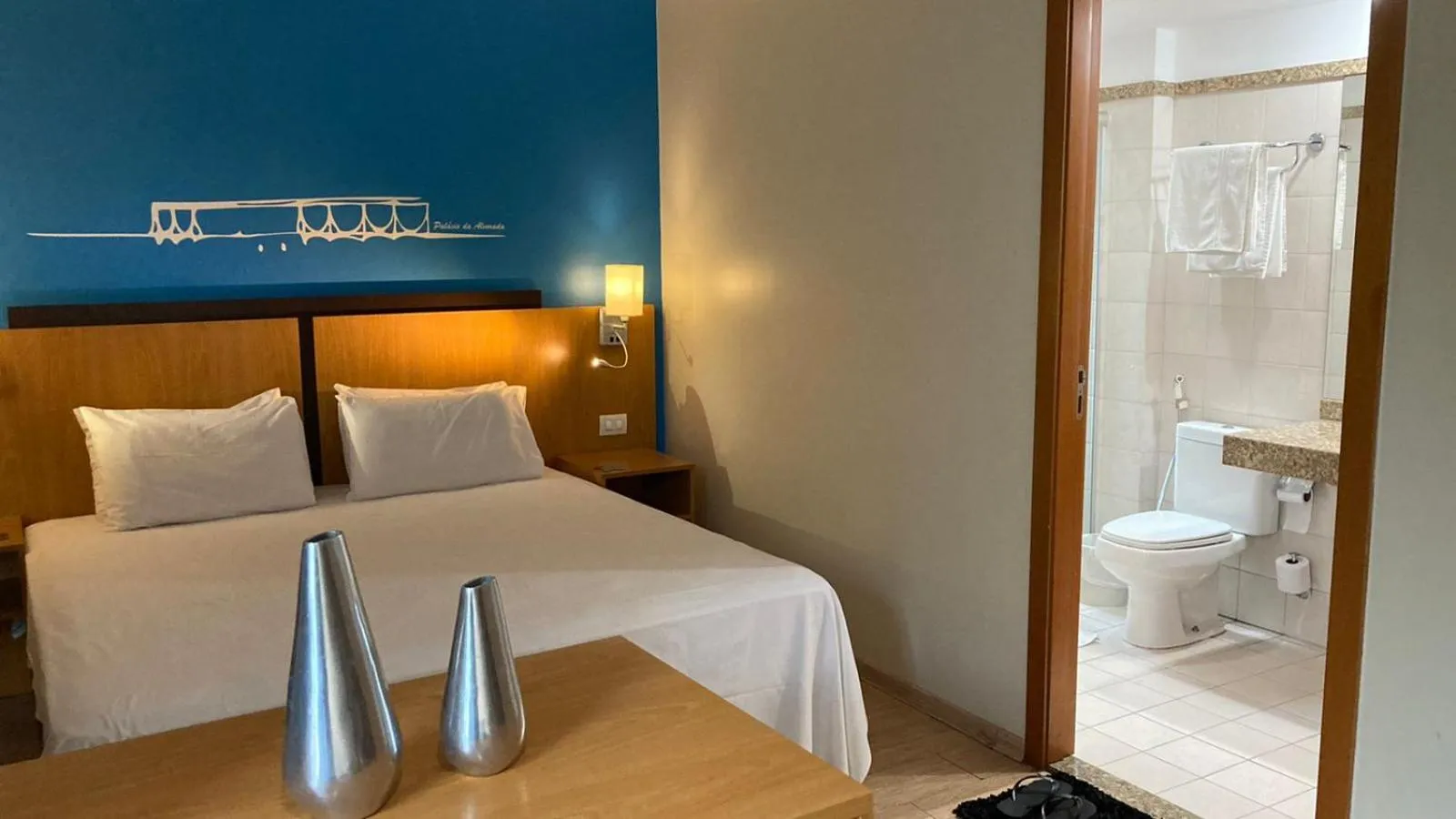 Quarto flat no Hotel Comfort de Taguatinga