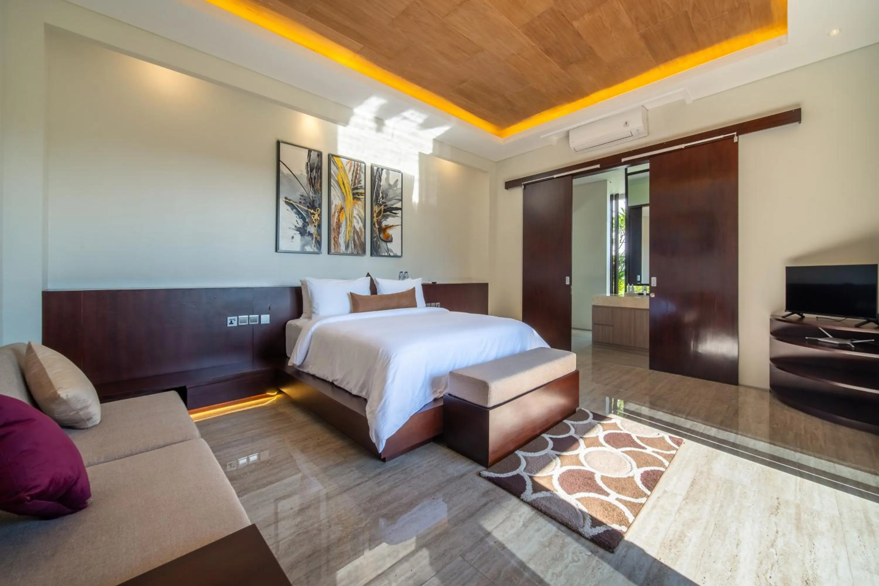 Bedroom, Bed in The Amarta Villa