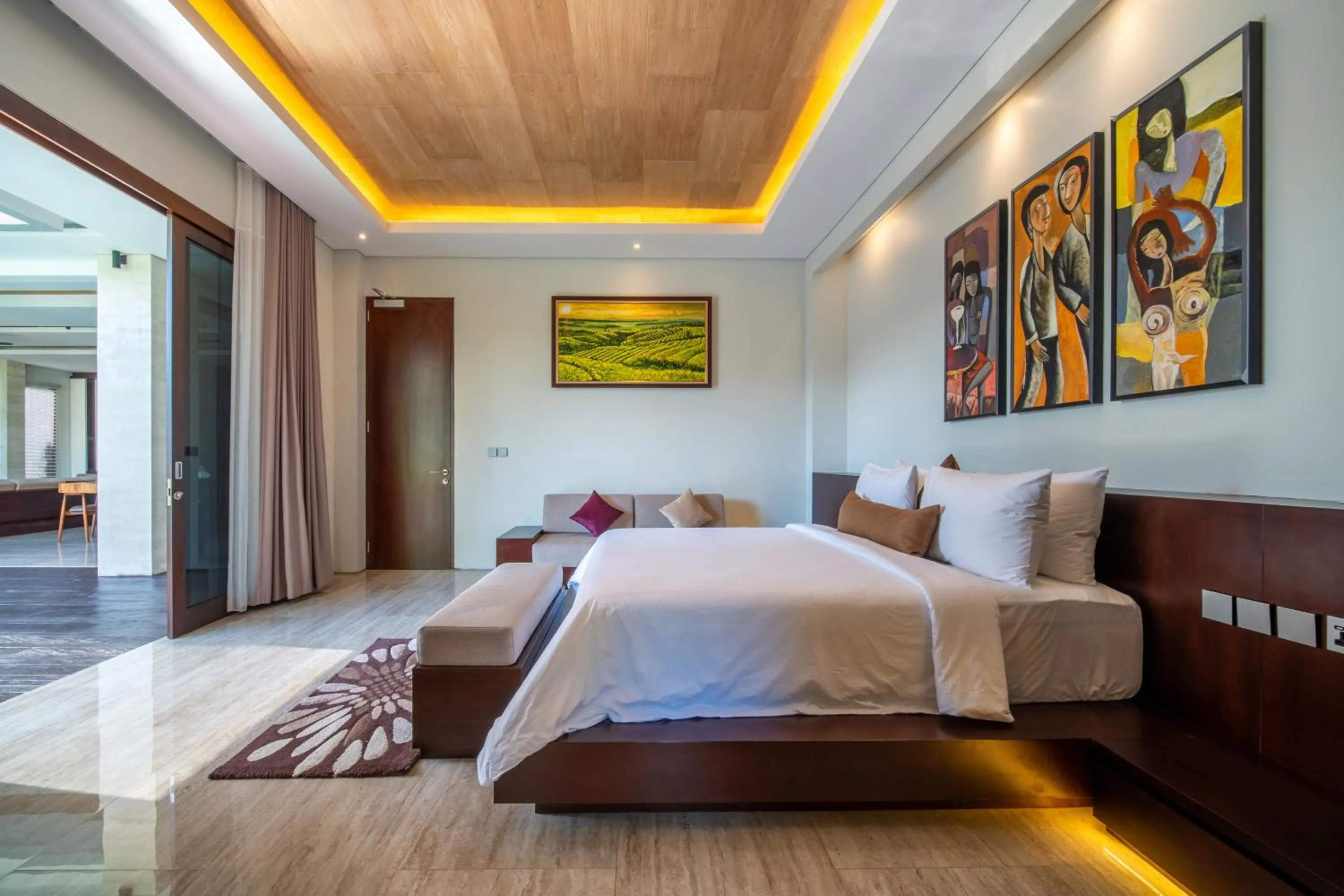 Bedroom, Bed in The Amarta Villa