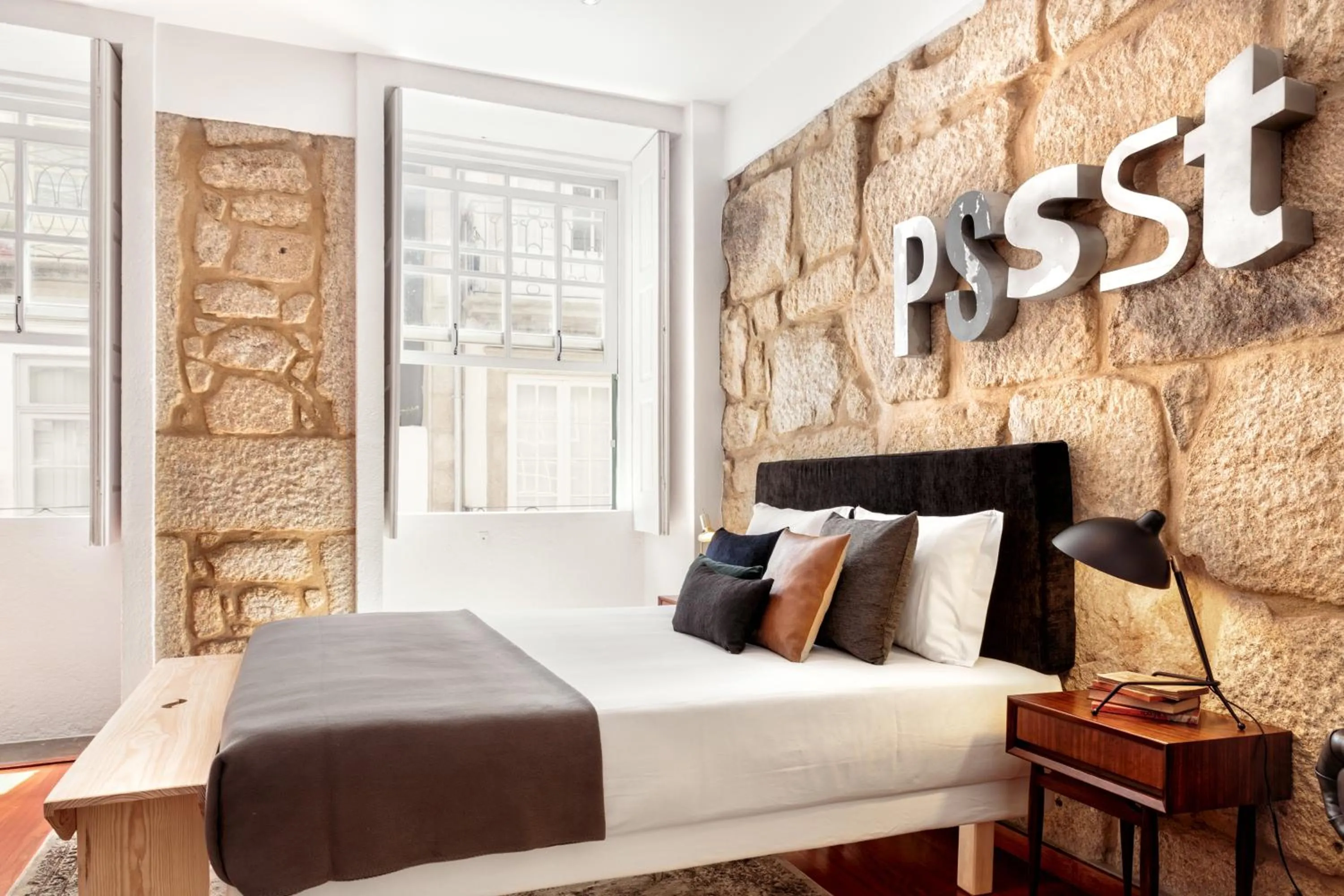 Bed in Oporto Chic & Cozy Studio Apartments