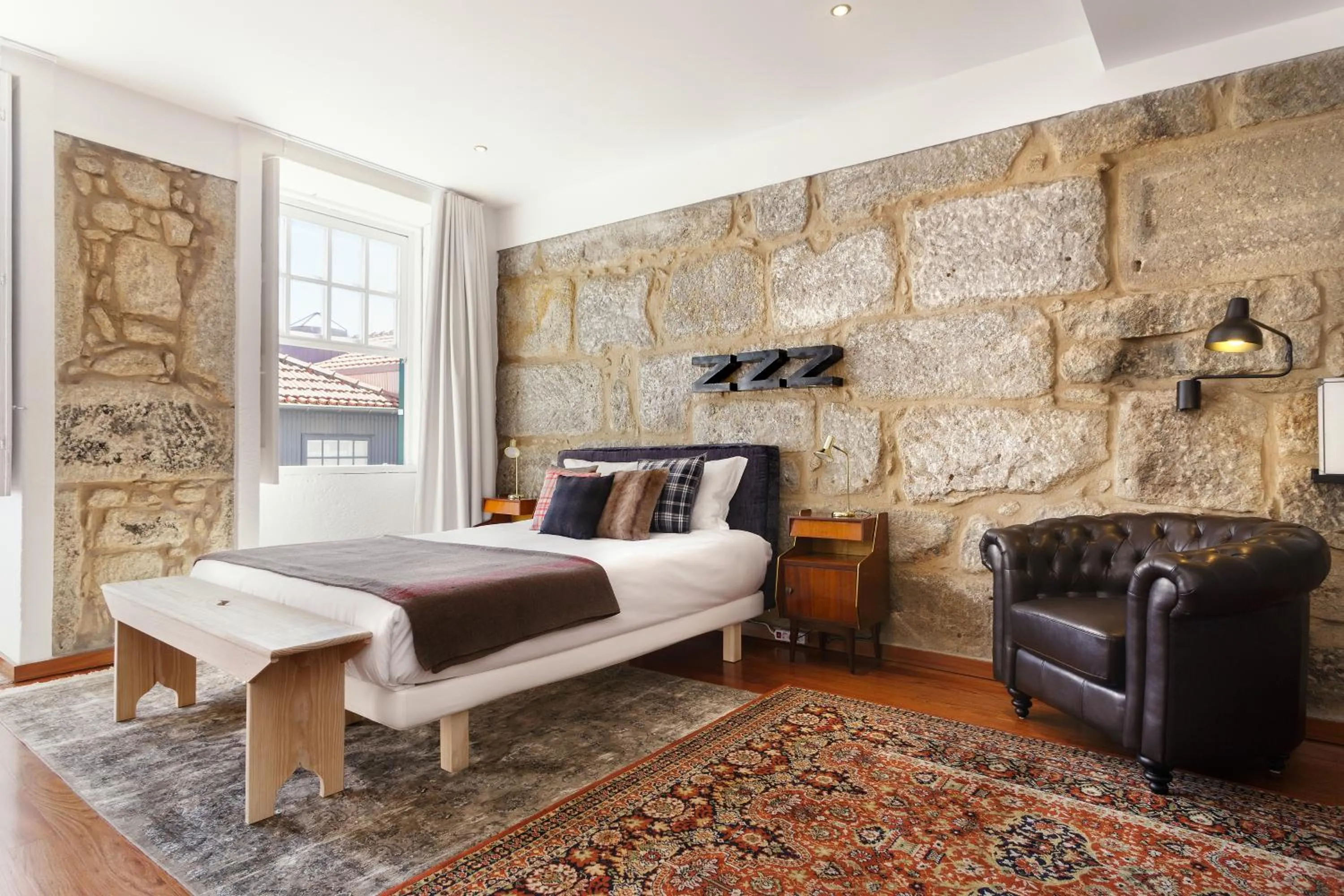 Bed in Oporto Chic & Cozy Studio Apartments