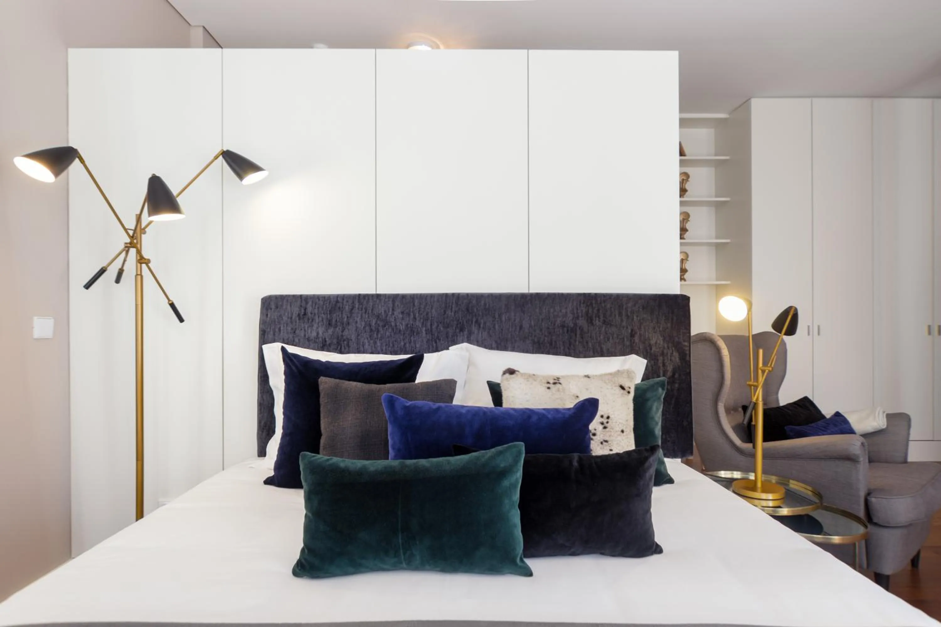 Bedroom, Bed in Oporto Chic & Cozy Studio Apartments