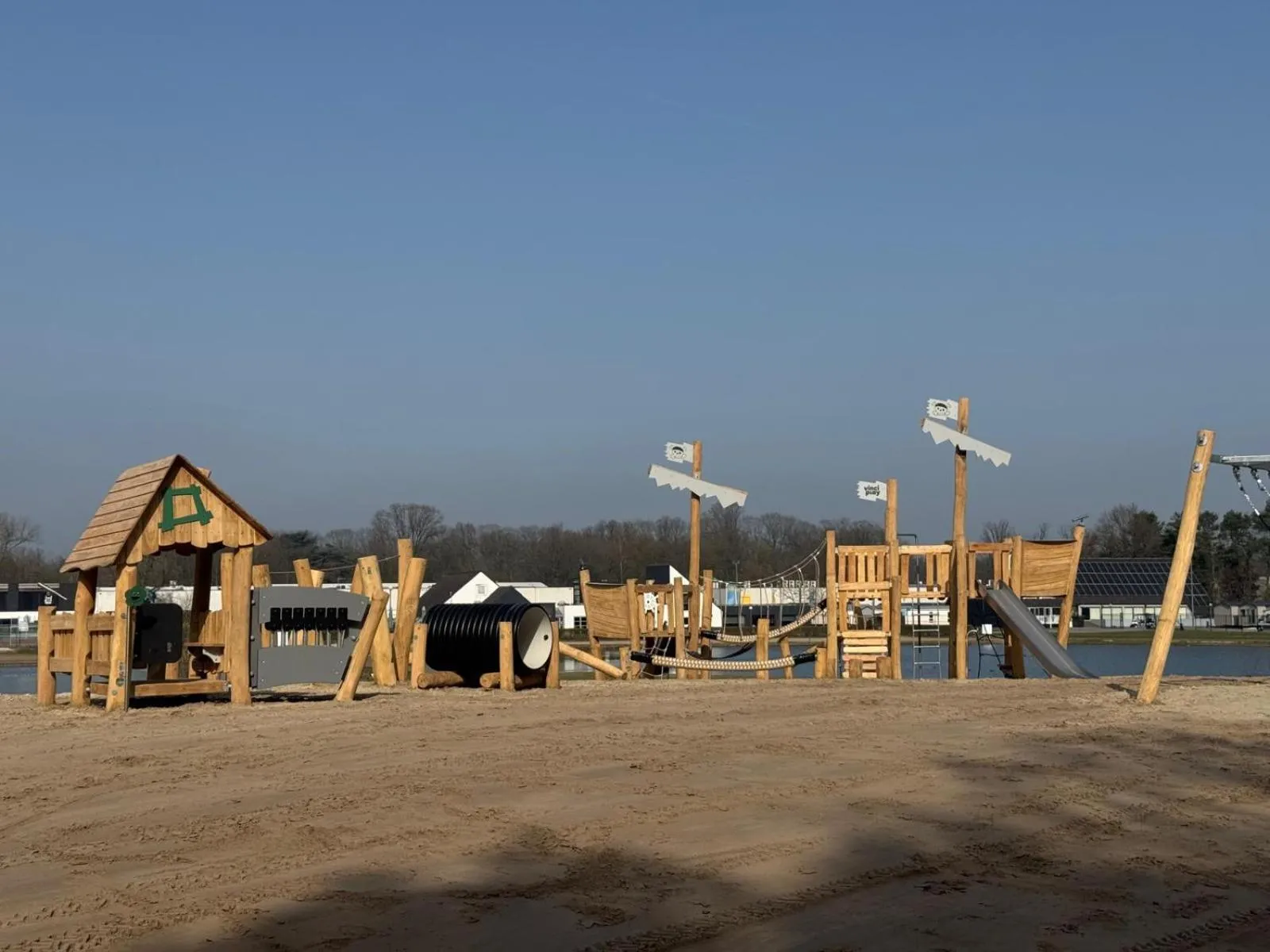 Children play ground in Vakantiepark Breebos