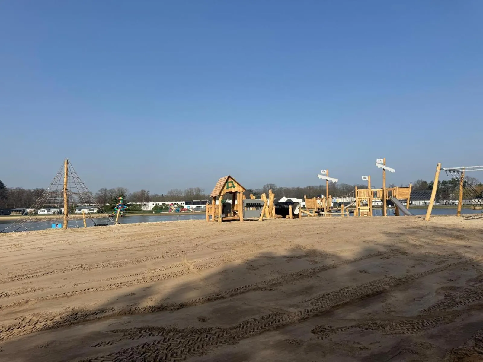 Children play ground in Vakantiepark Breebos