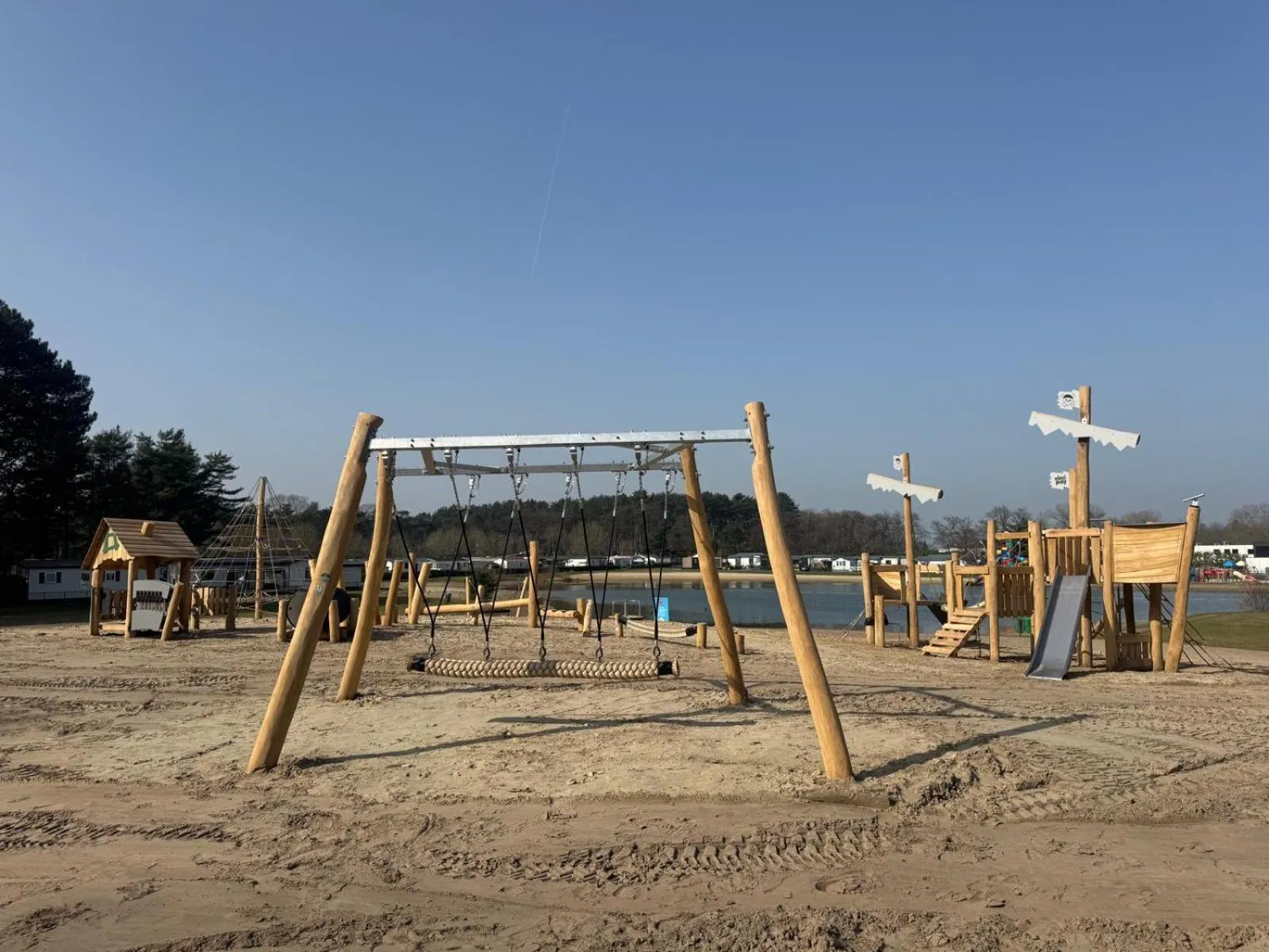 Children play ground in Vakantiepark Breebos
