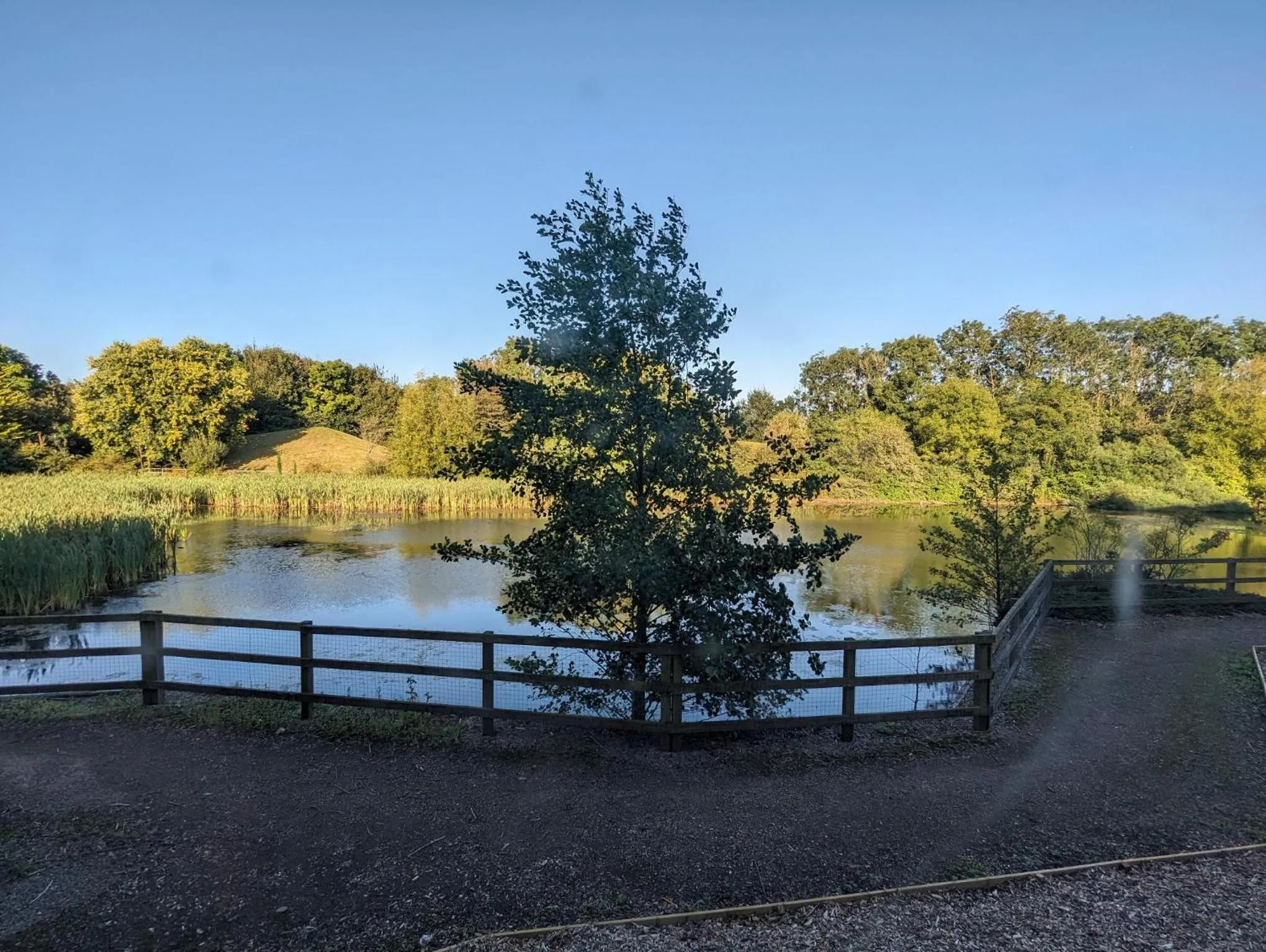 Lake view in The Copthorne Hotel Cardiff
