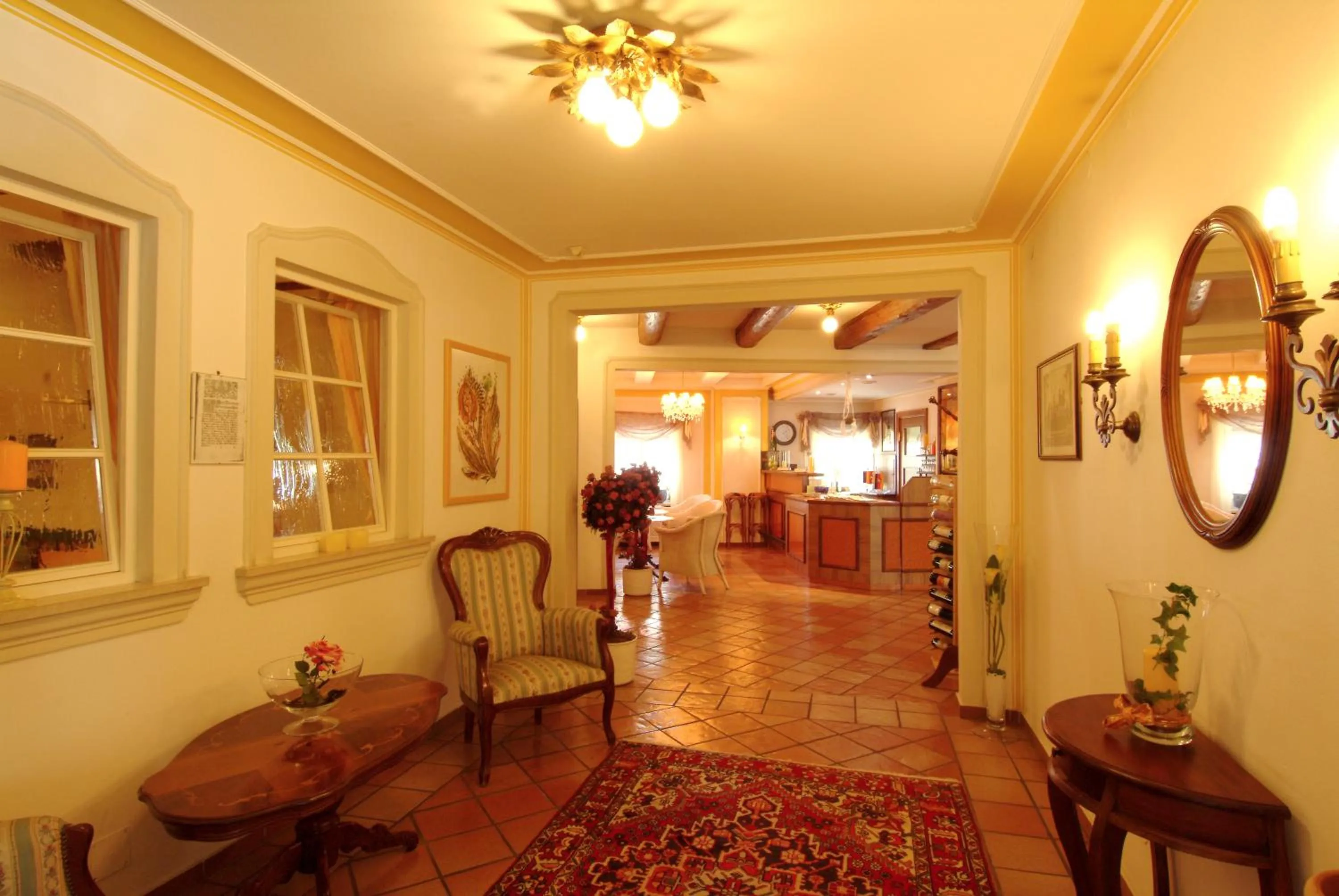 Lobby or reception in Hotel Biedermeier Hof