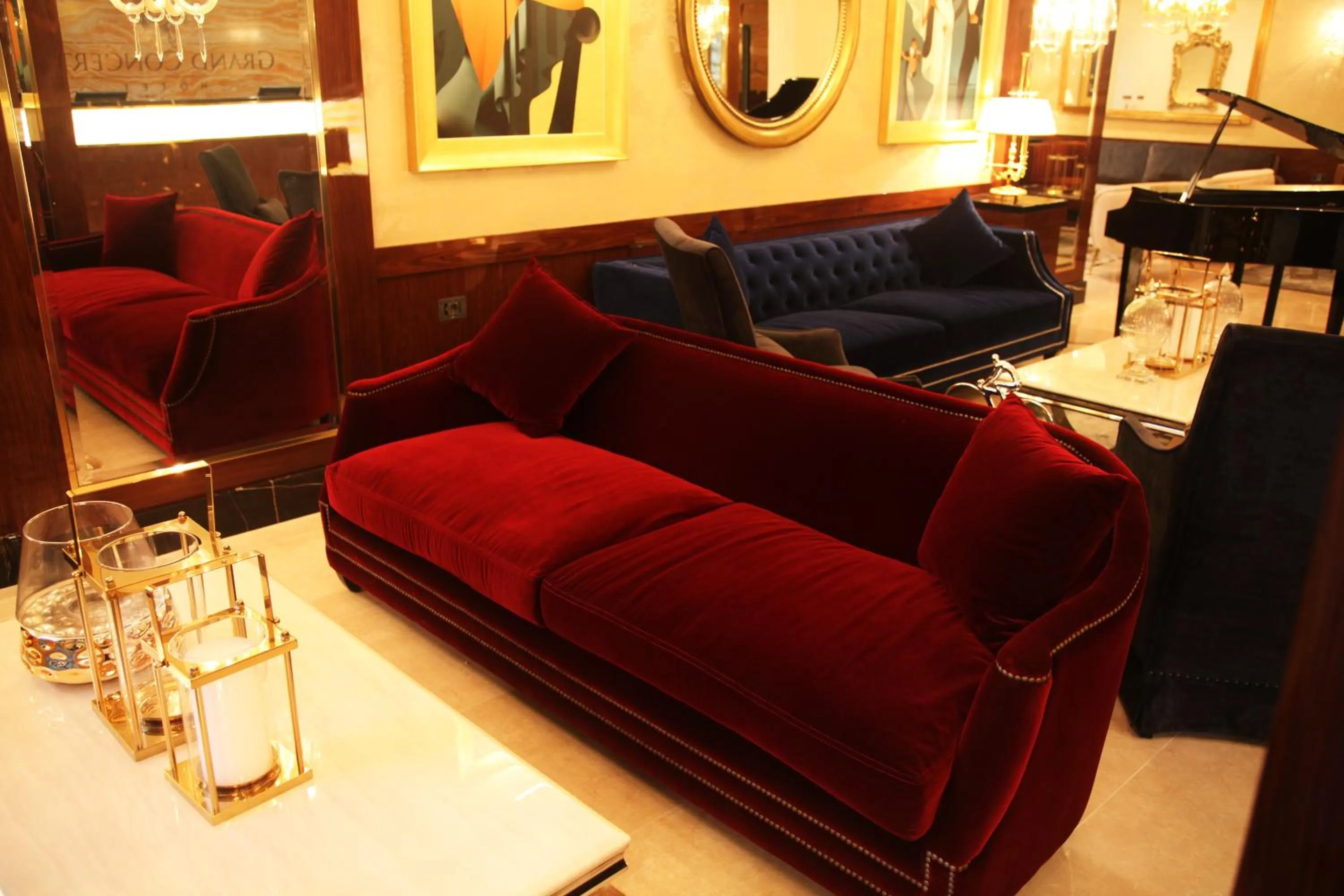 Lobby or reception in Grand Concerto Hotel