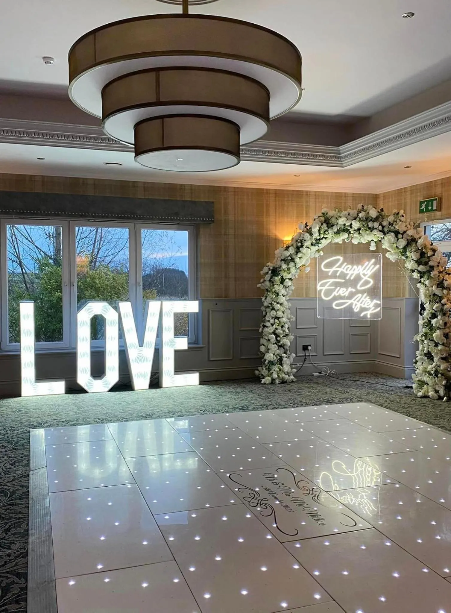 wedding in The Fenwick Hotel