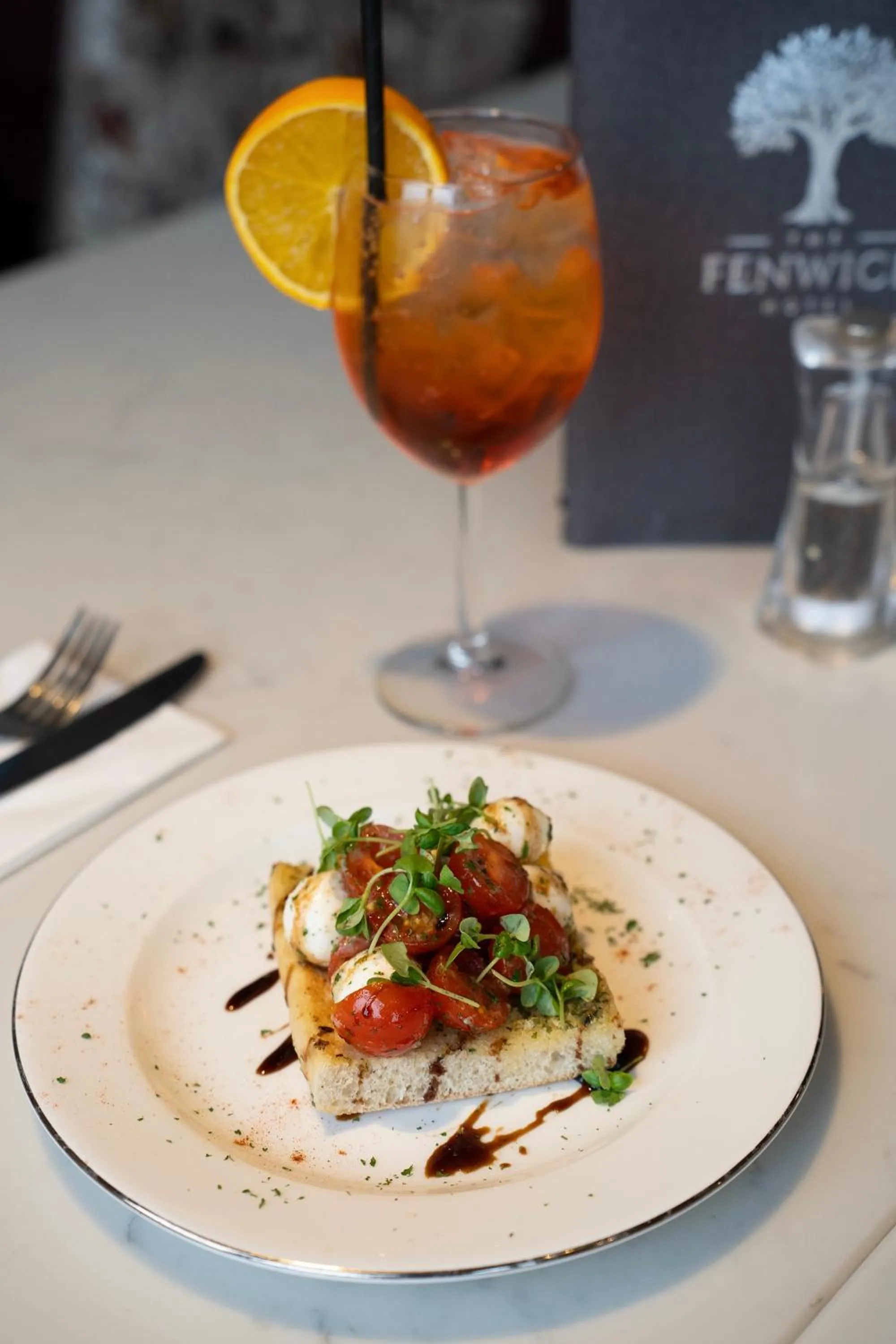 Food and drinks in The Fenwick Hotel