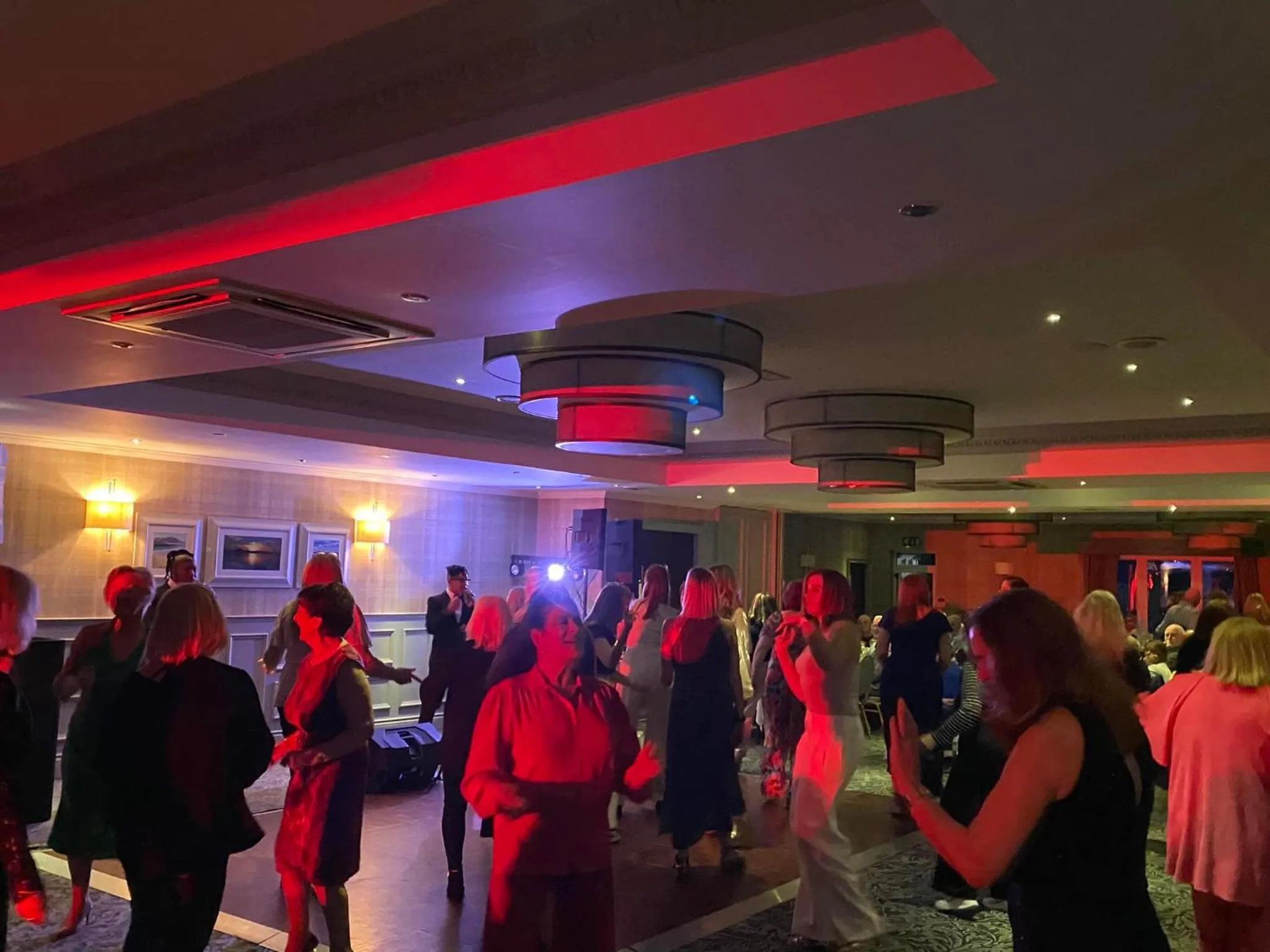 group of guests in The Fenwick Hotel