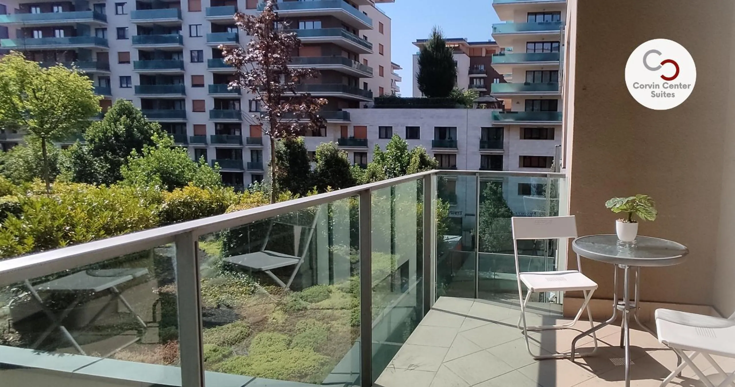 Garden in Corvin Center Suites