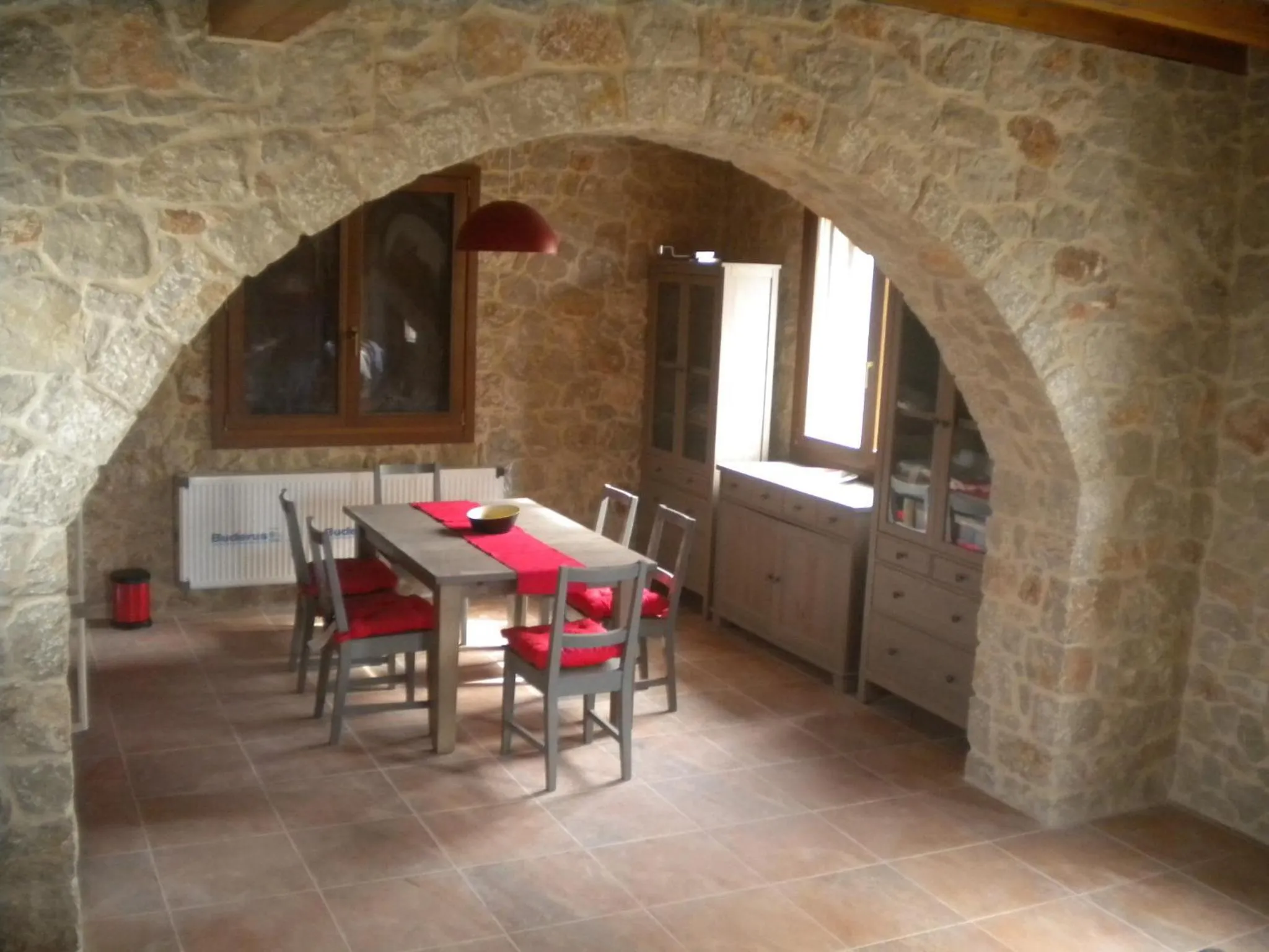 Dining area in Pyrgos Luxury Country Home
