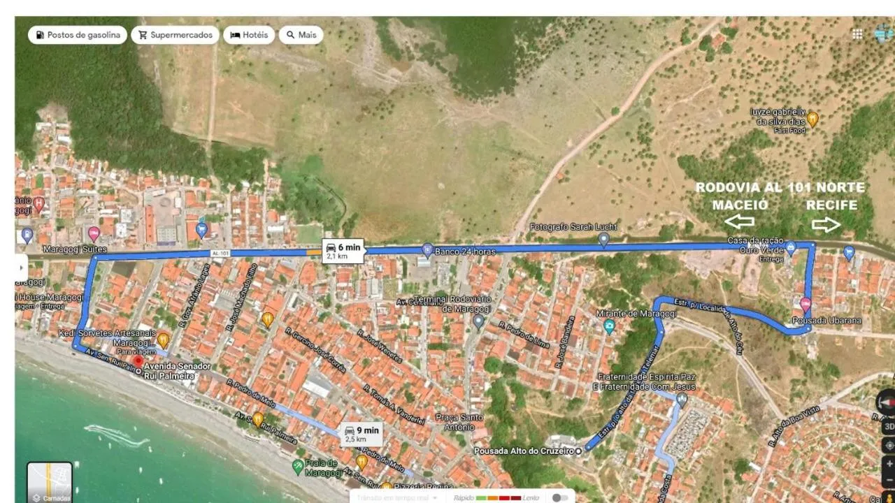 Location in Pousada Alto do Cruzeiro