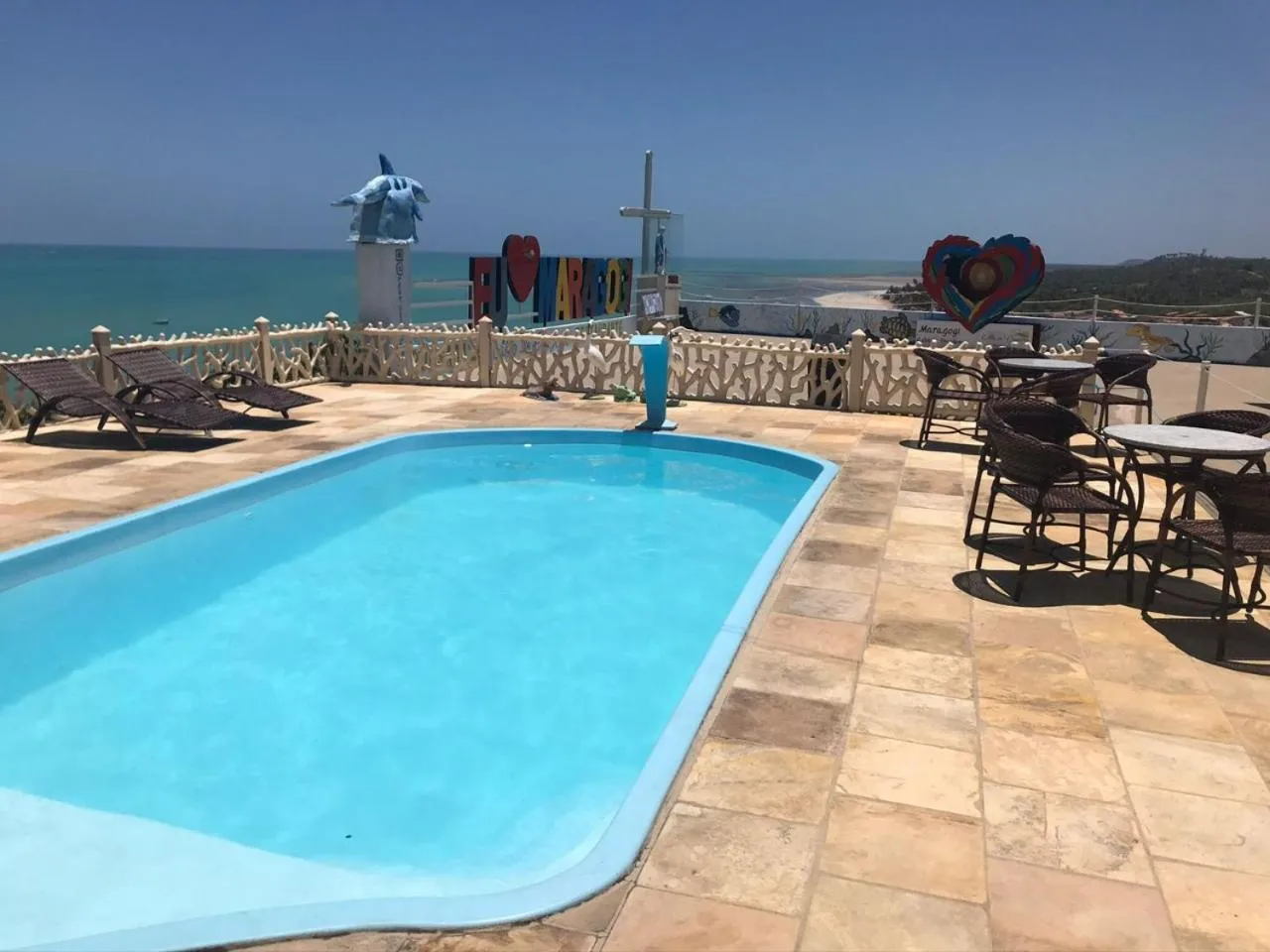 Swimming pool in Pousada Alto do Cruzeiro