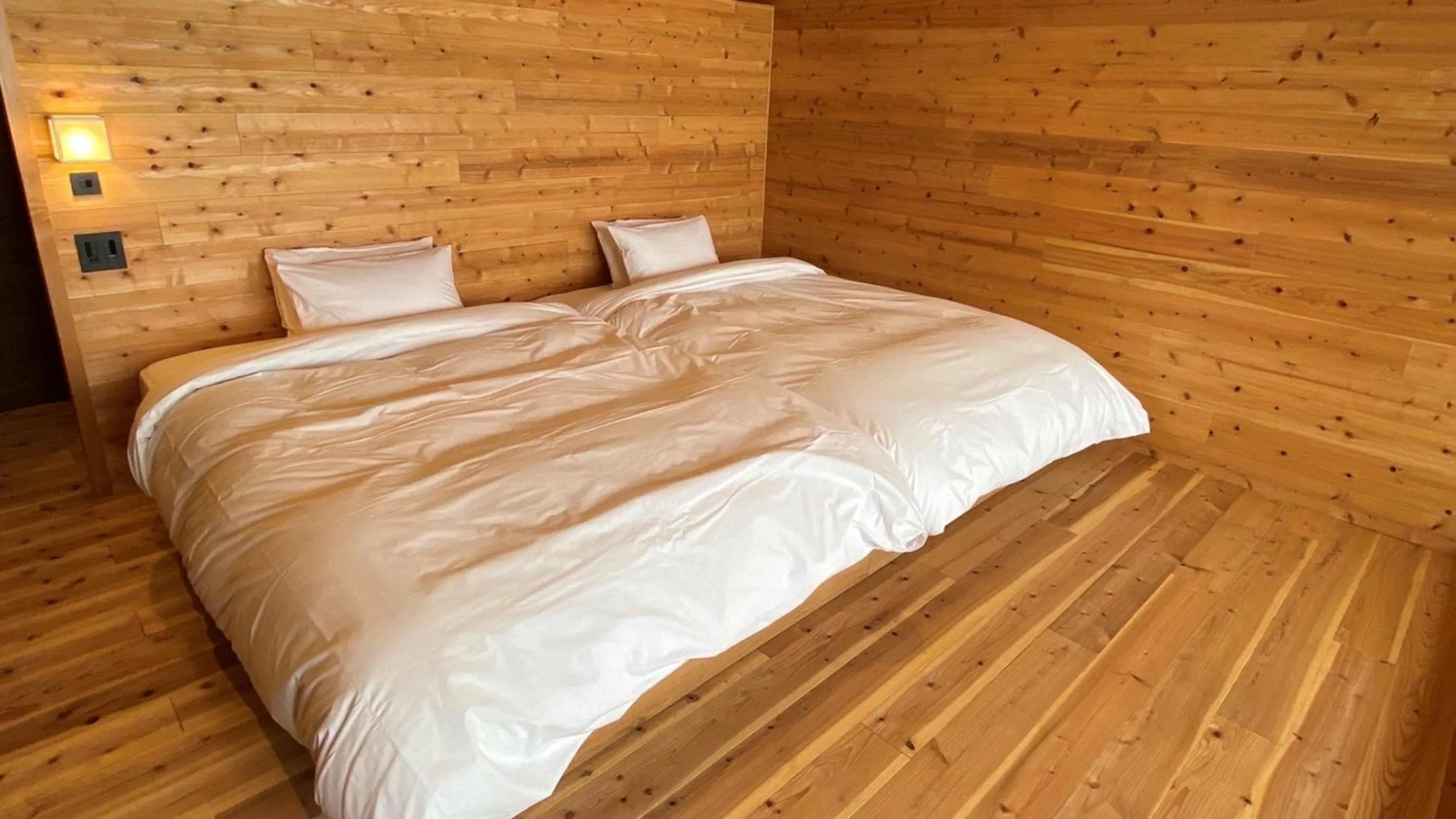 Photo of the whole room, Bed in Genkai Ryokan