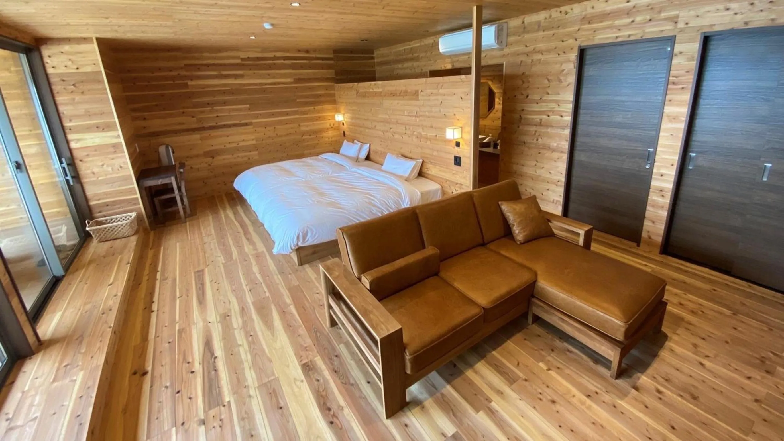 Photo of the whole room, Bed in Genkai Ryokan