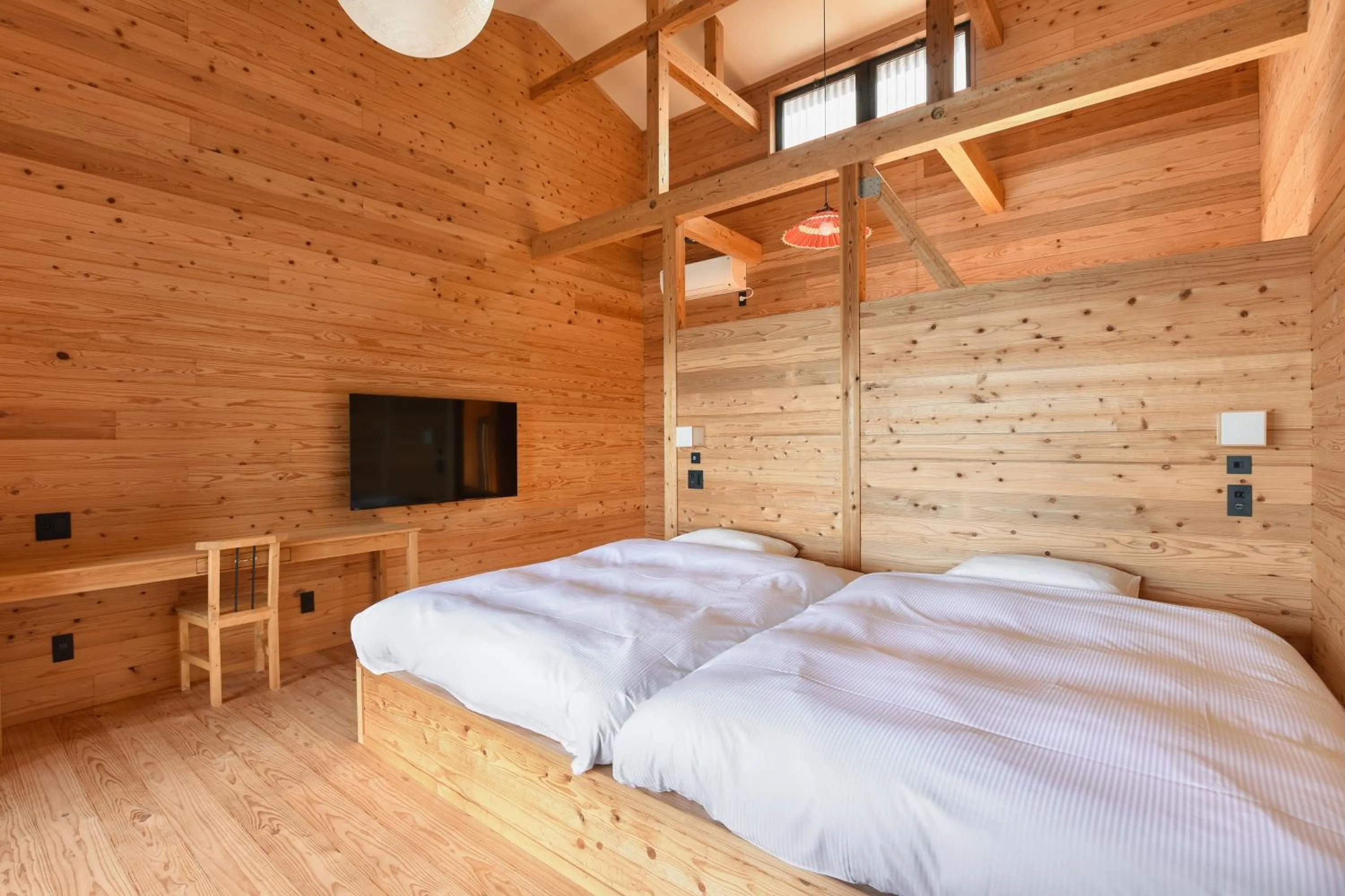 Photo of the whole room, Bed in Genkai Ryokan
