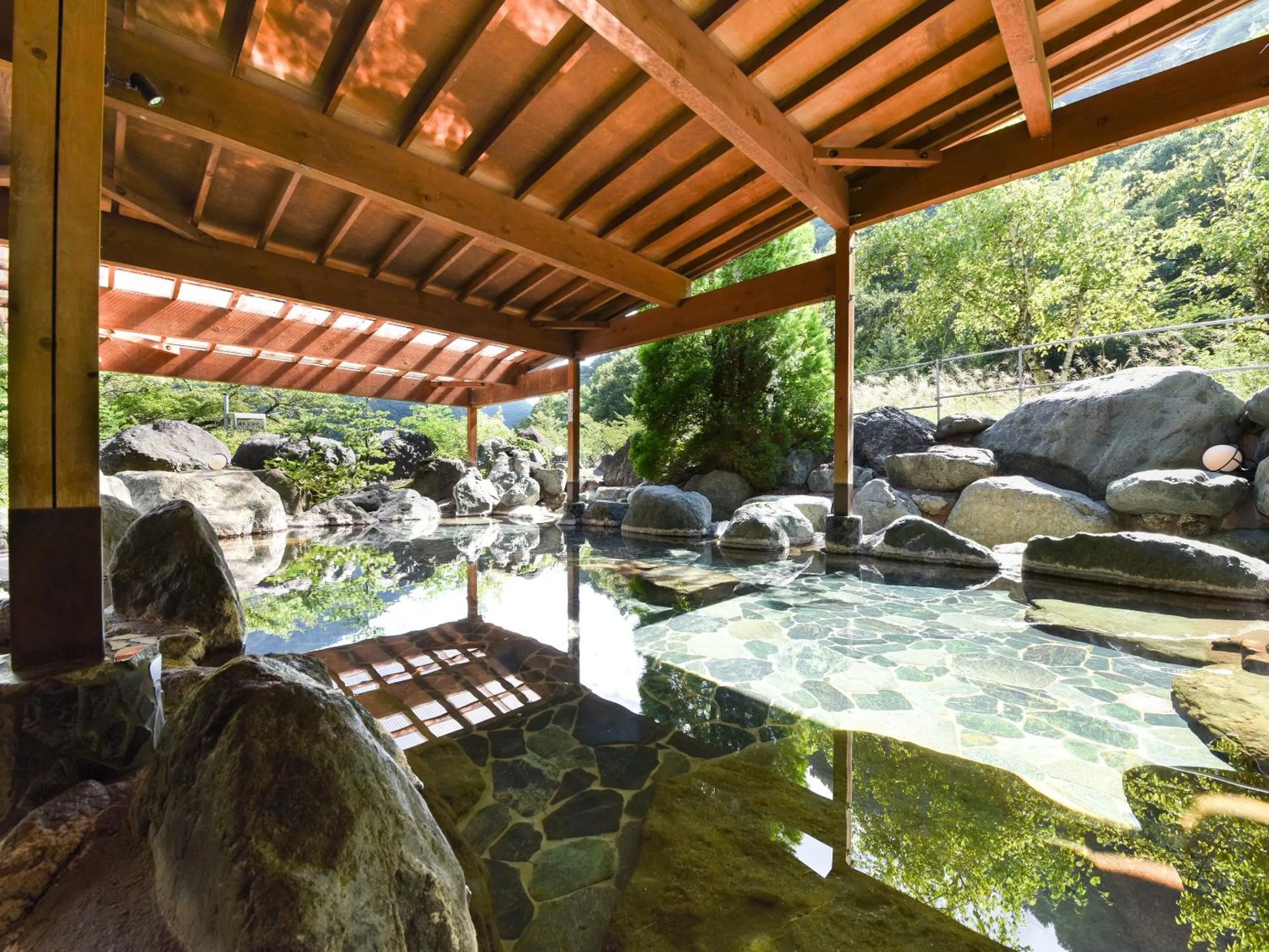 Hot Spring Bath in Iwazonokan