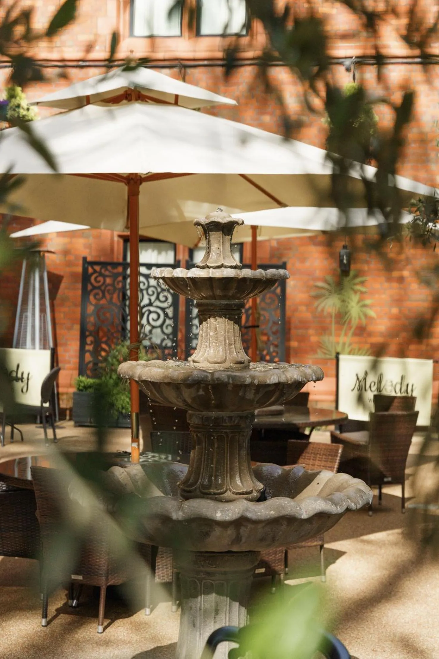 Patio in St Paul's Hotel