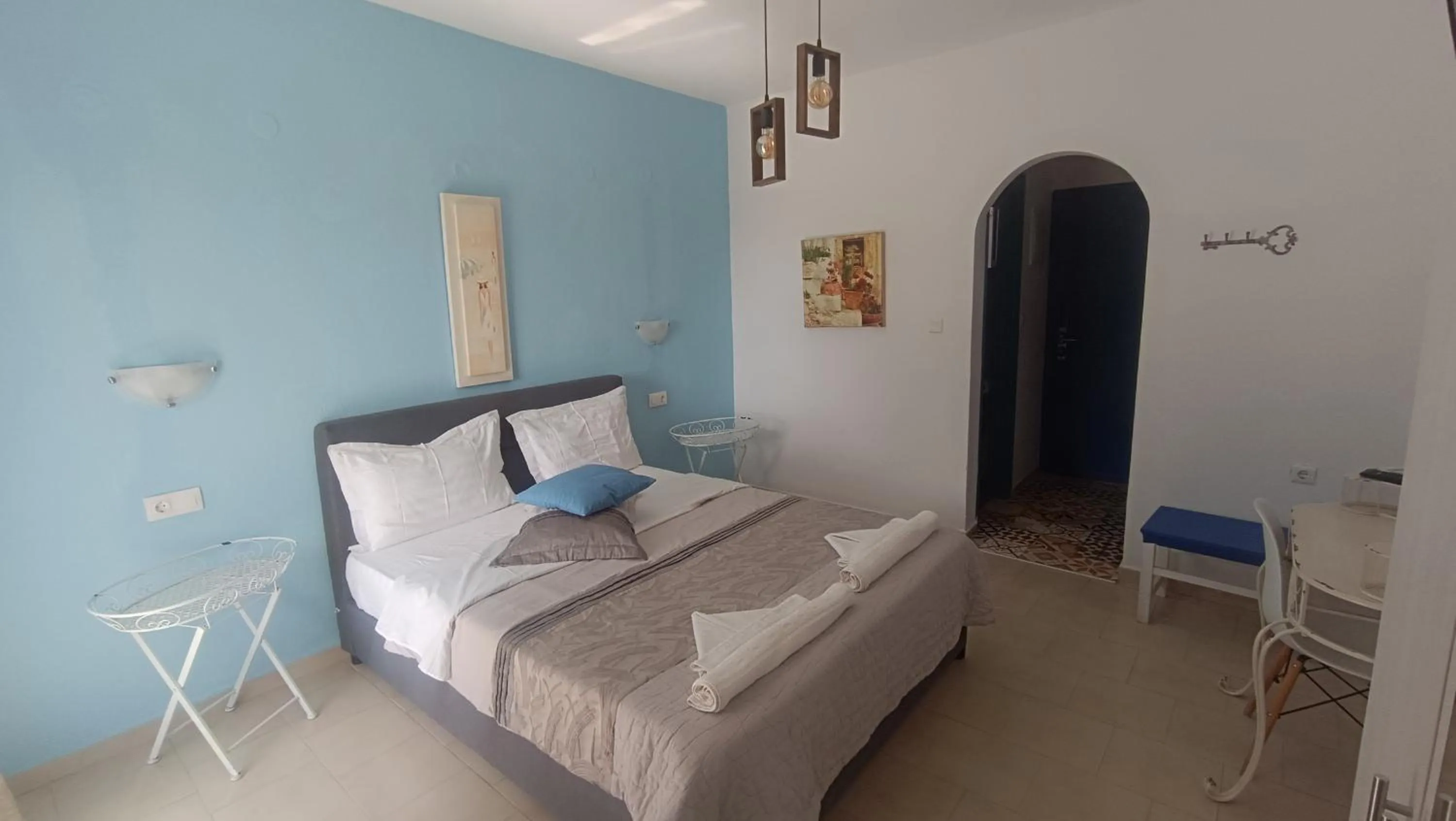 Bed in Aelia Studios