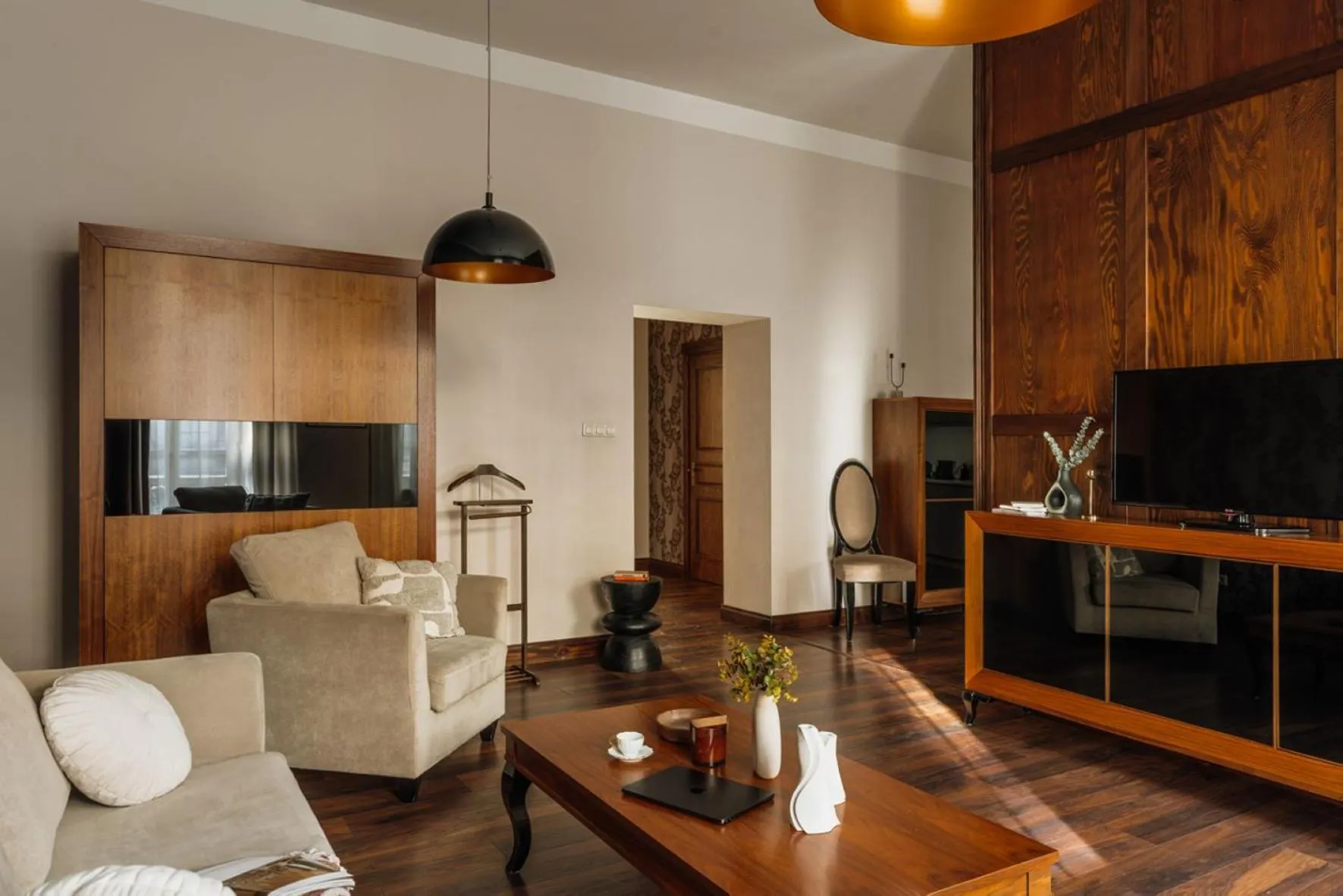 TV and multimedia in Topolowa Residence by StayLab