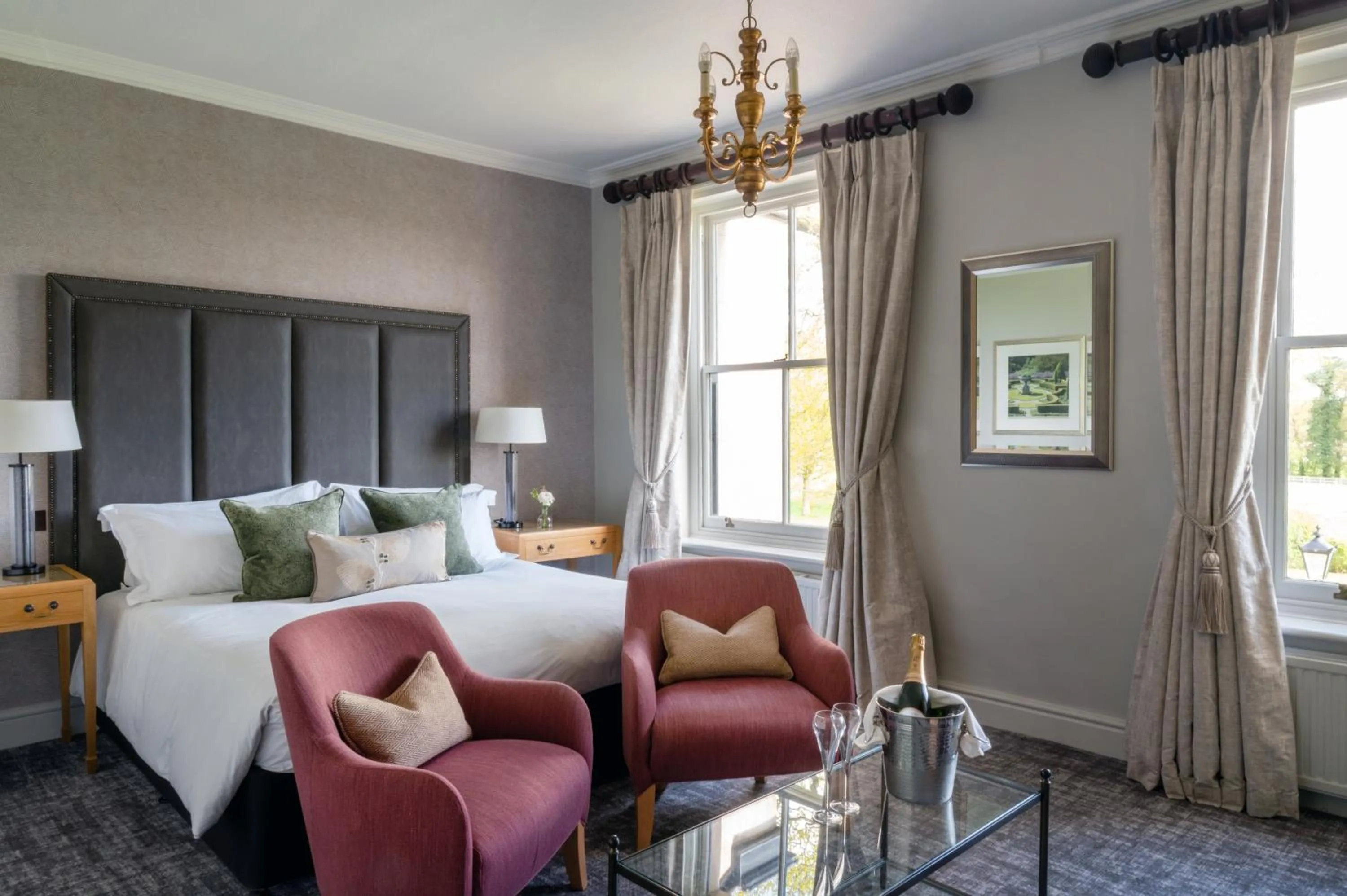 Bed in Rookery Hall Hotel & Spa