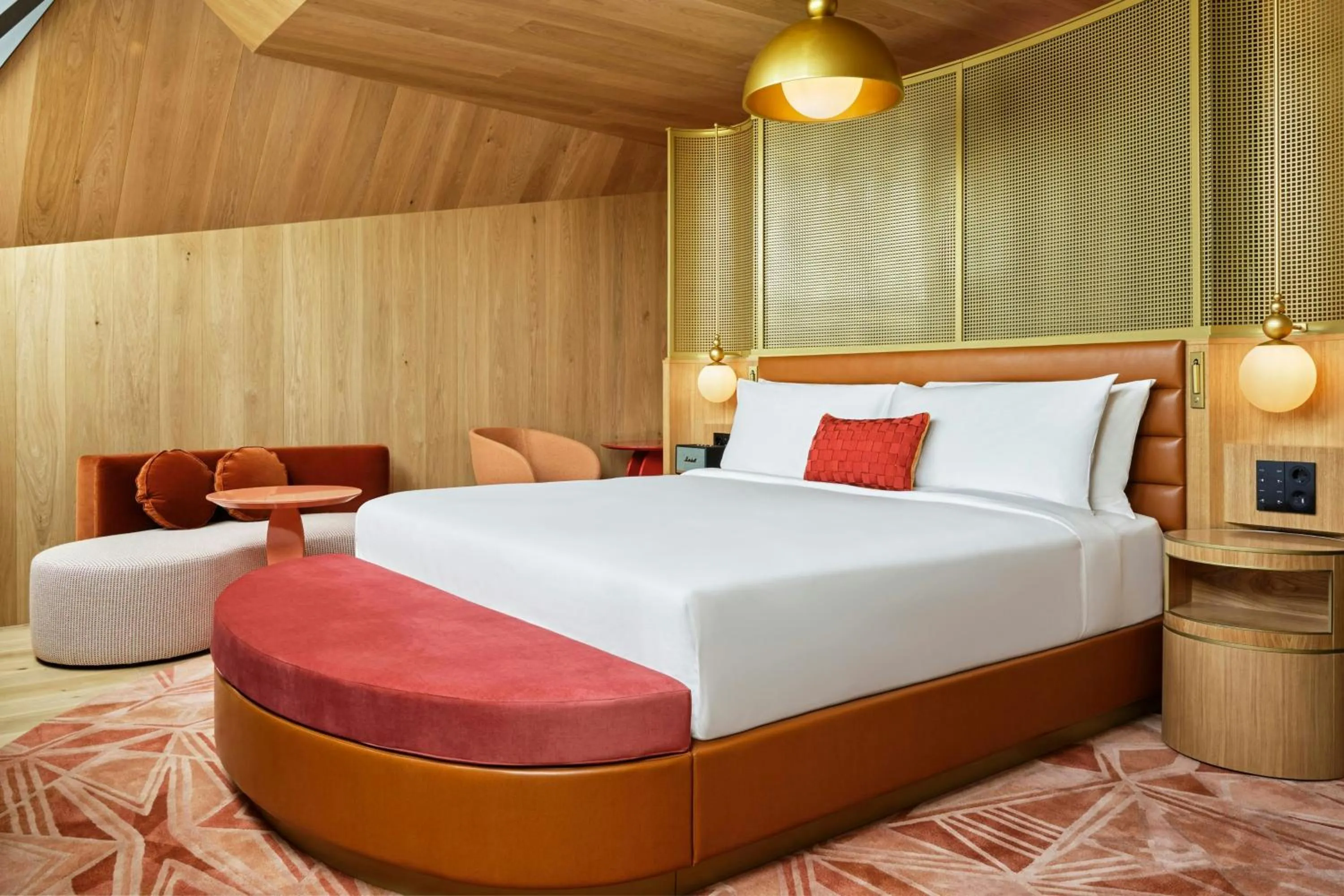 Photo of the whole room, Bed in W Budapest