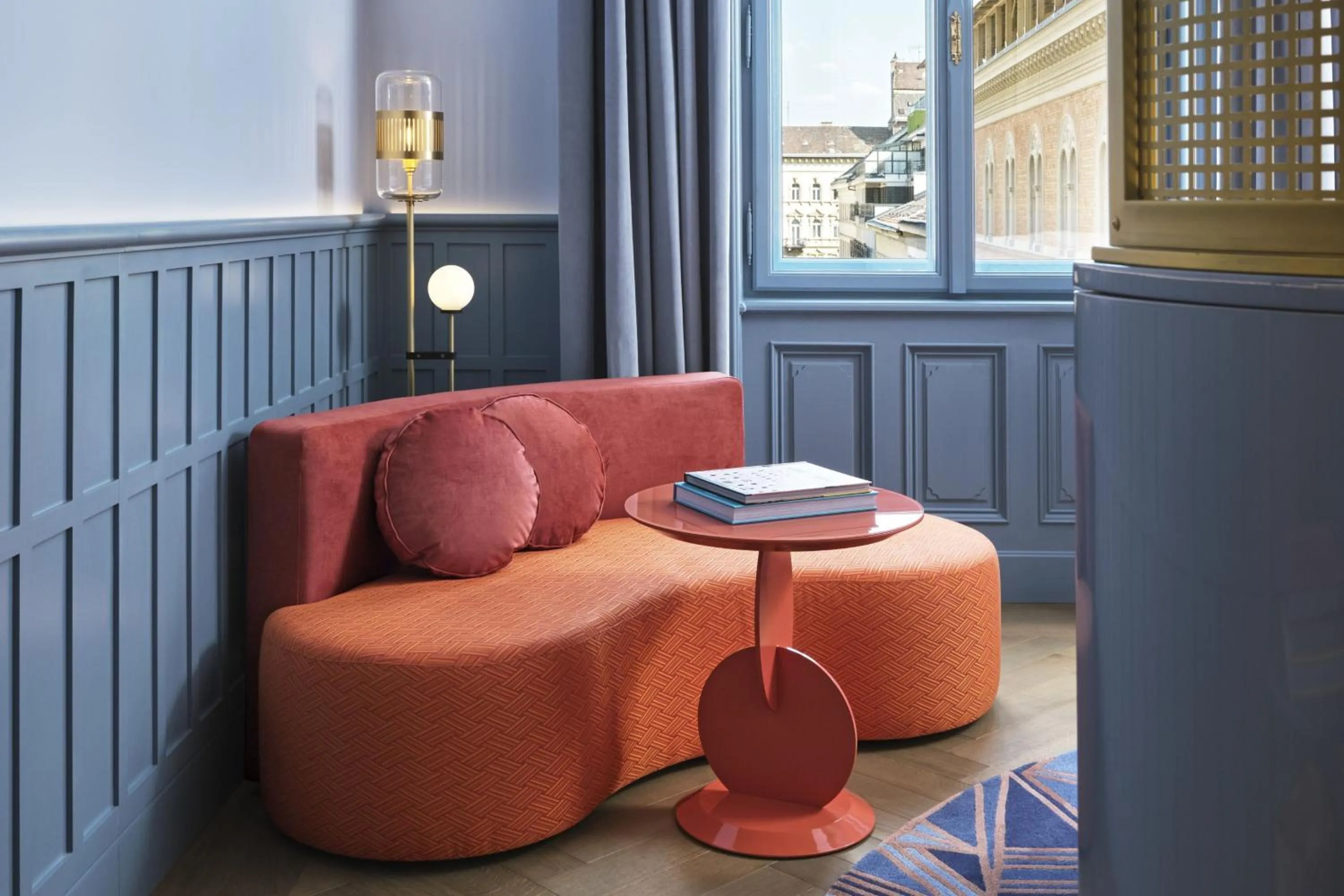 Seating area in W Budapest