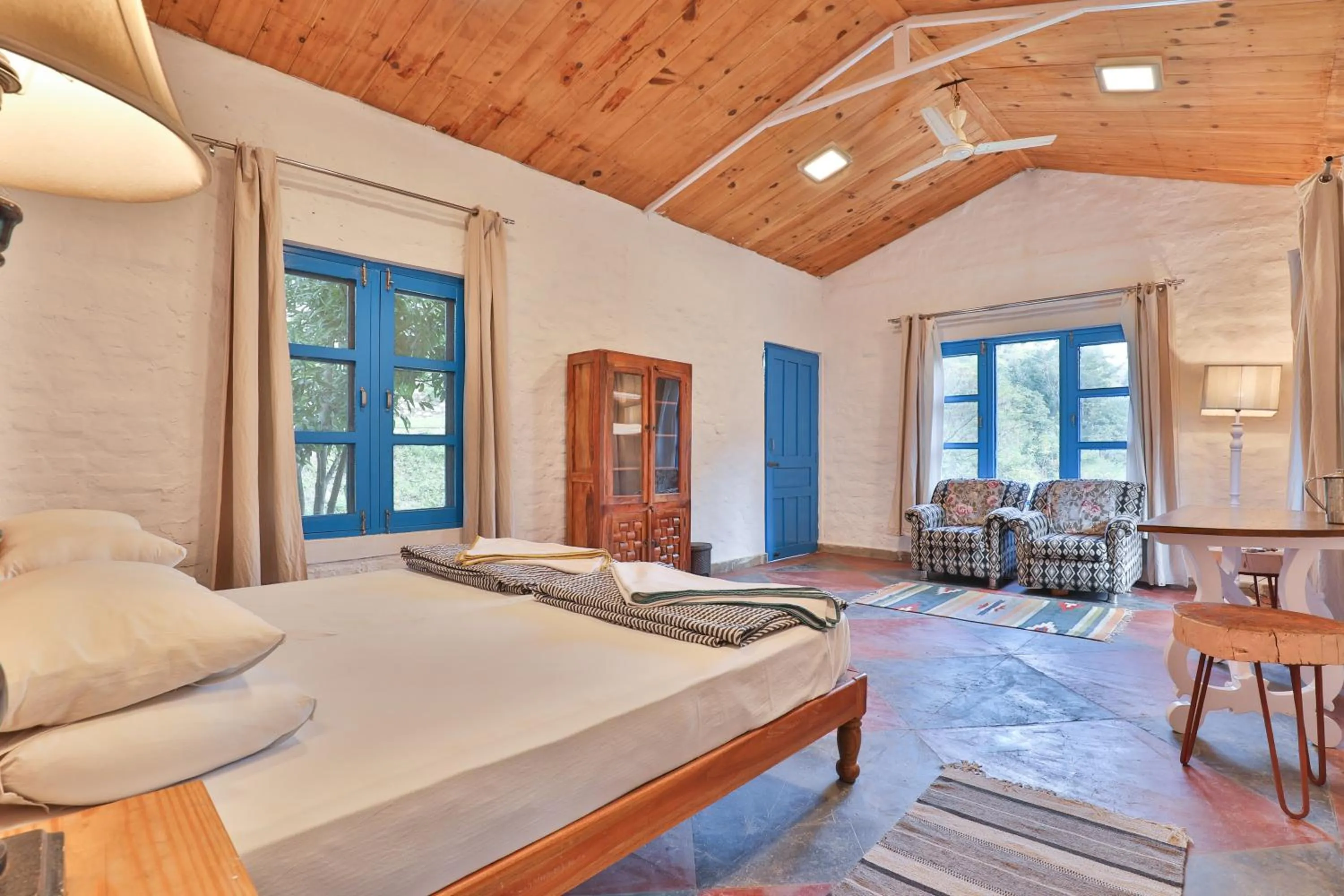 Bedroom, Bed in MANJARI RESORT