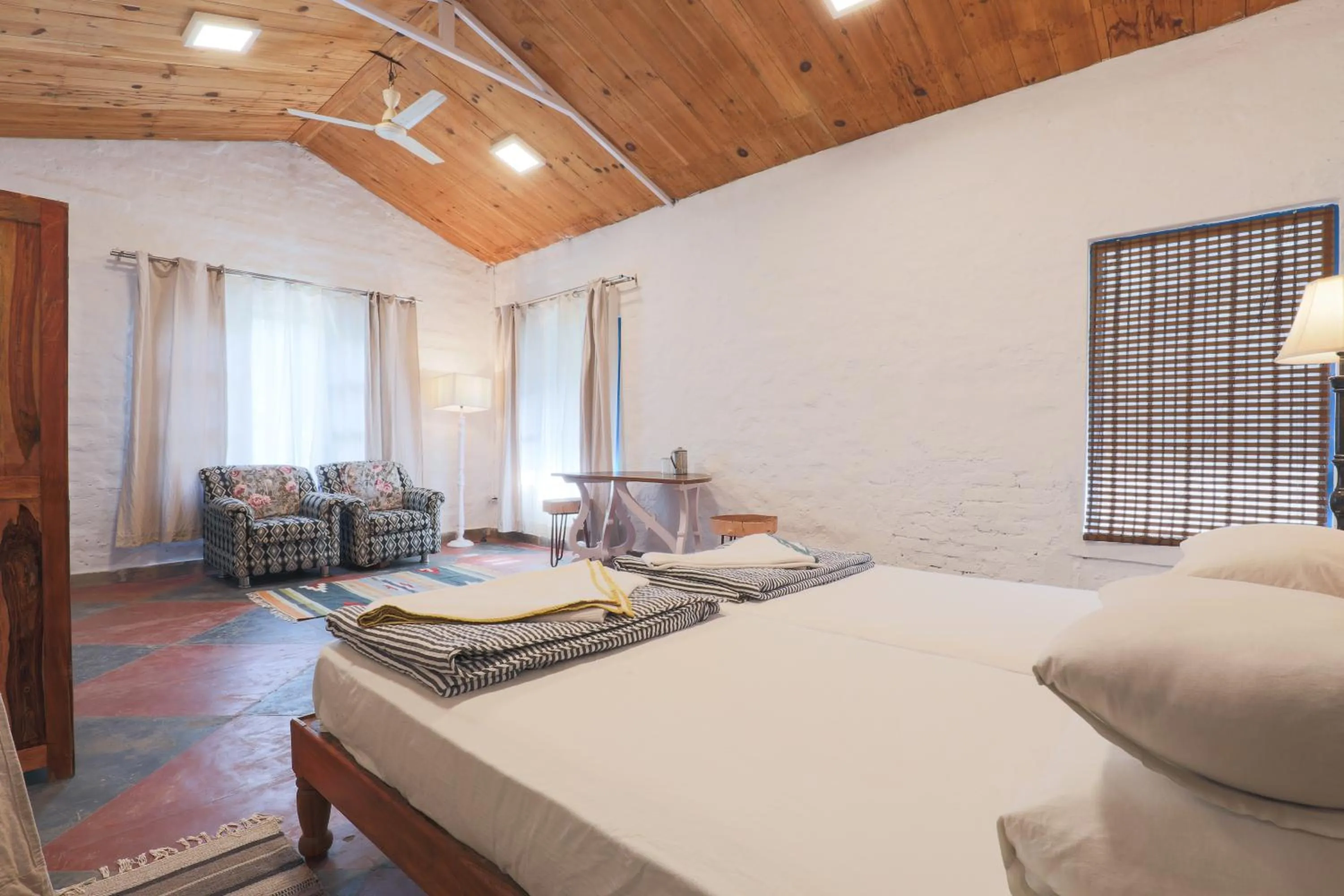 Bedroom, Bed in MANJARI RESORT