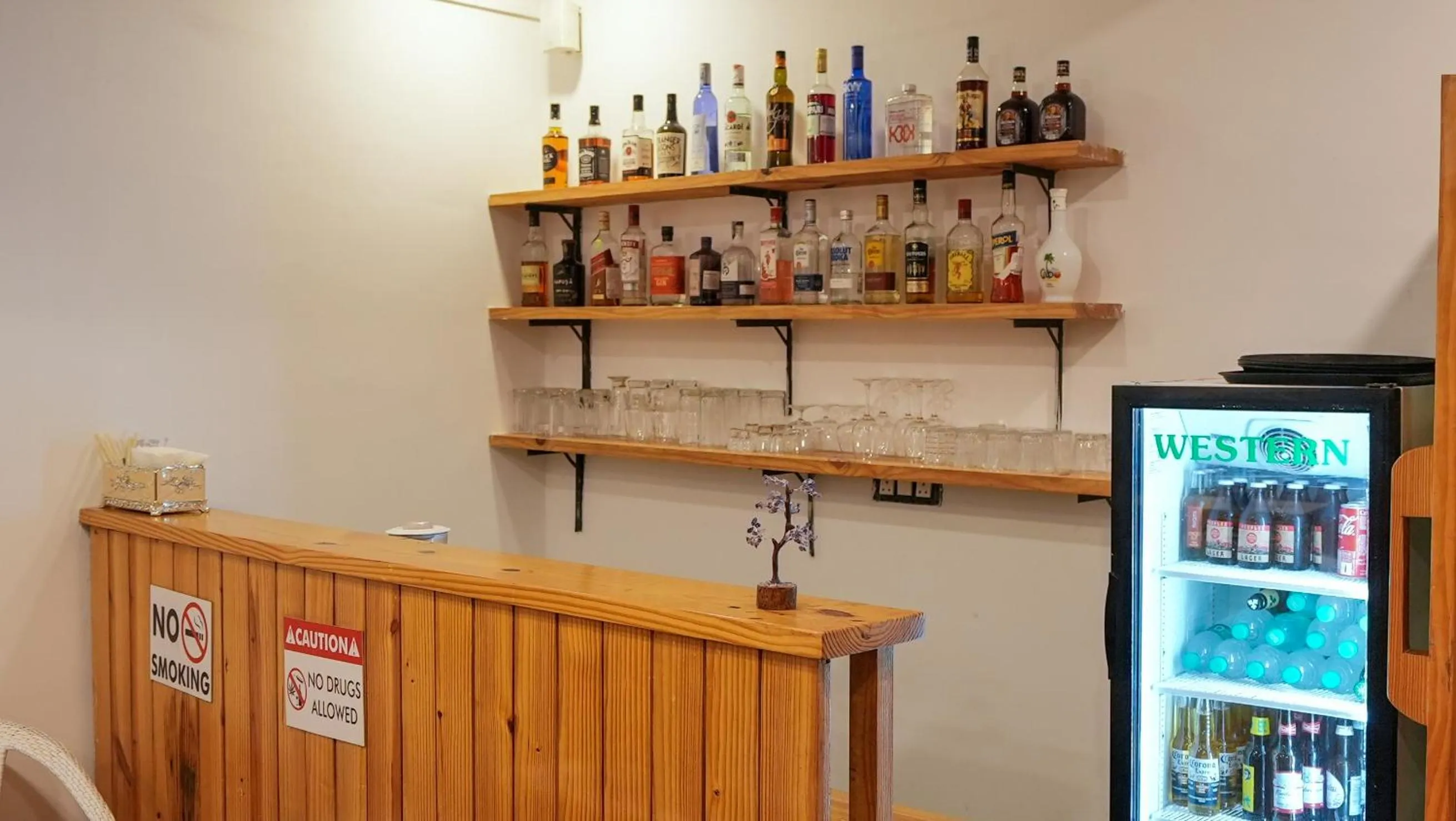 Lounge or bar in Whiteflower Resort Morjim