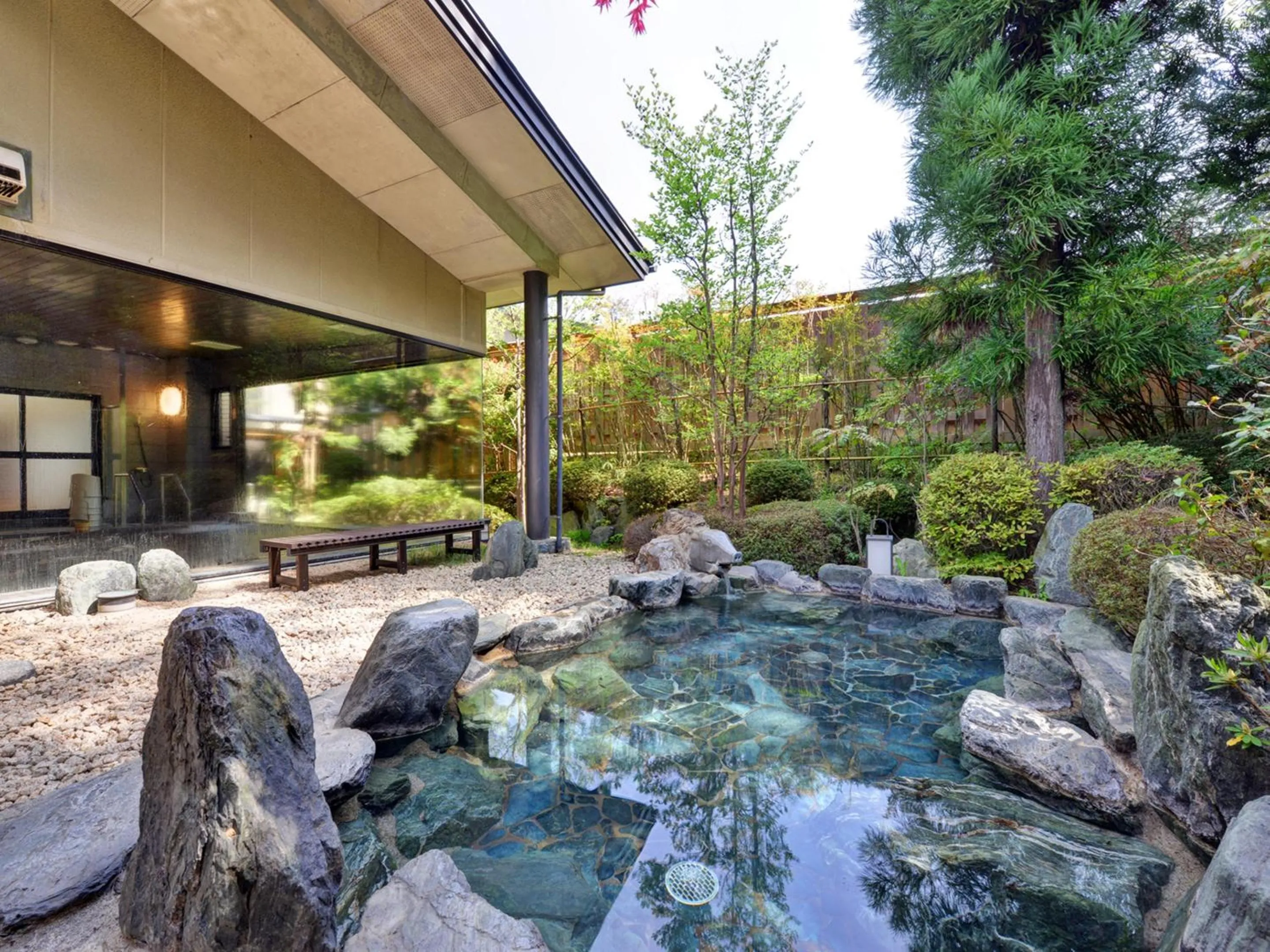 Hot Spring Bath in Fudouonsen Sawaya