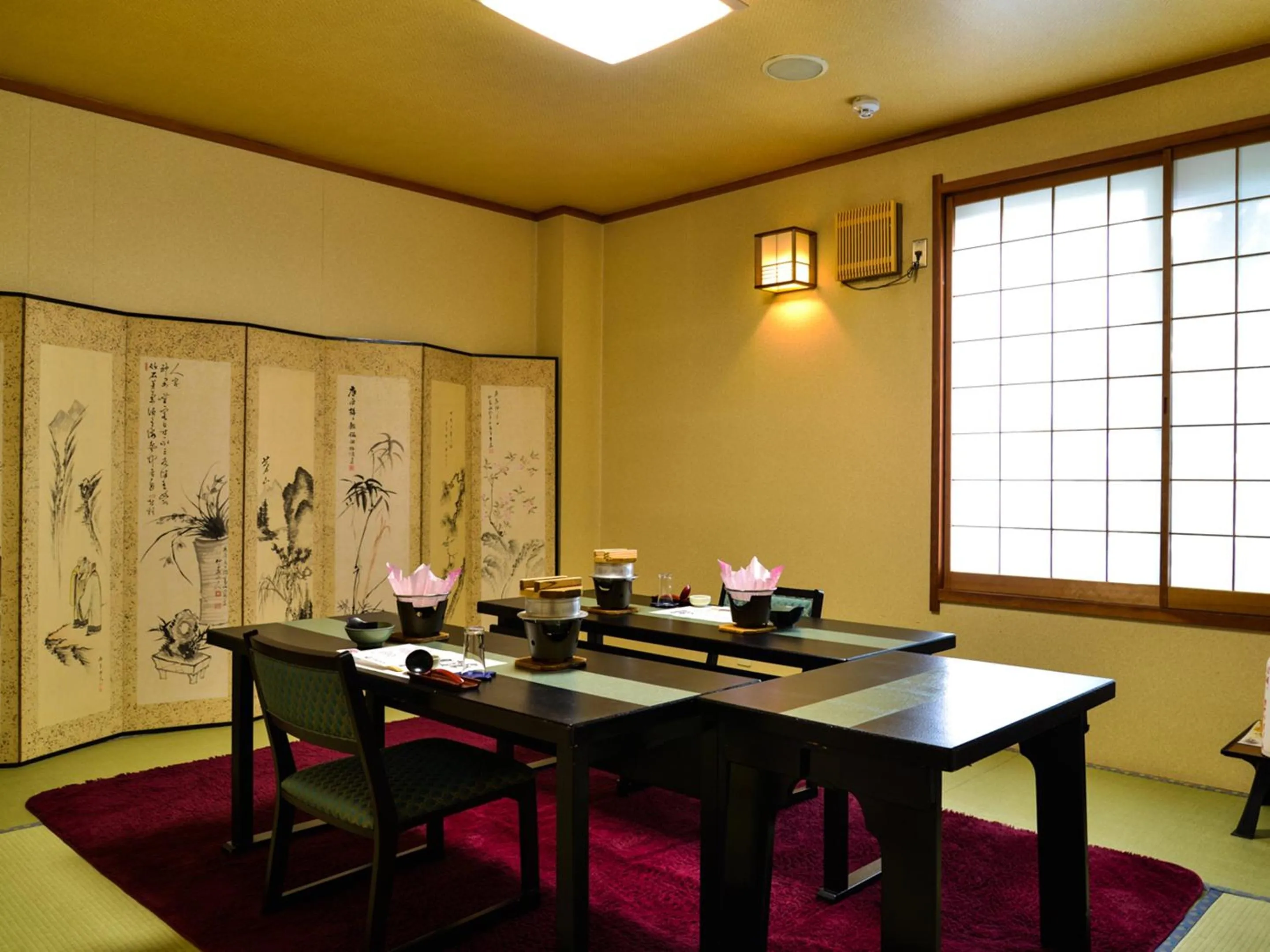 Dining area in Fudouonsen Sawaya