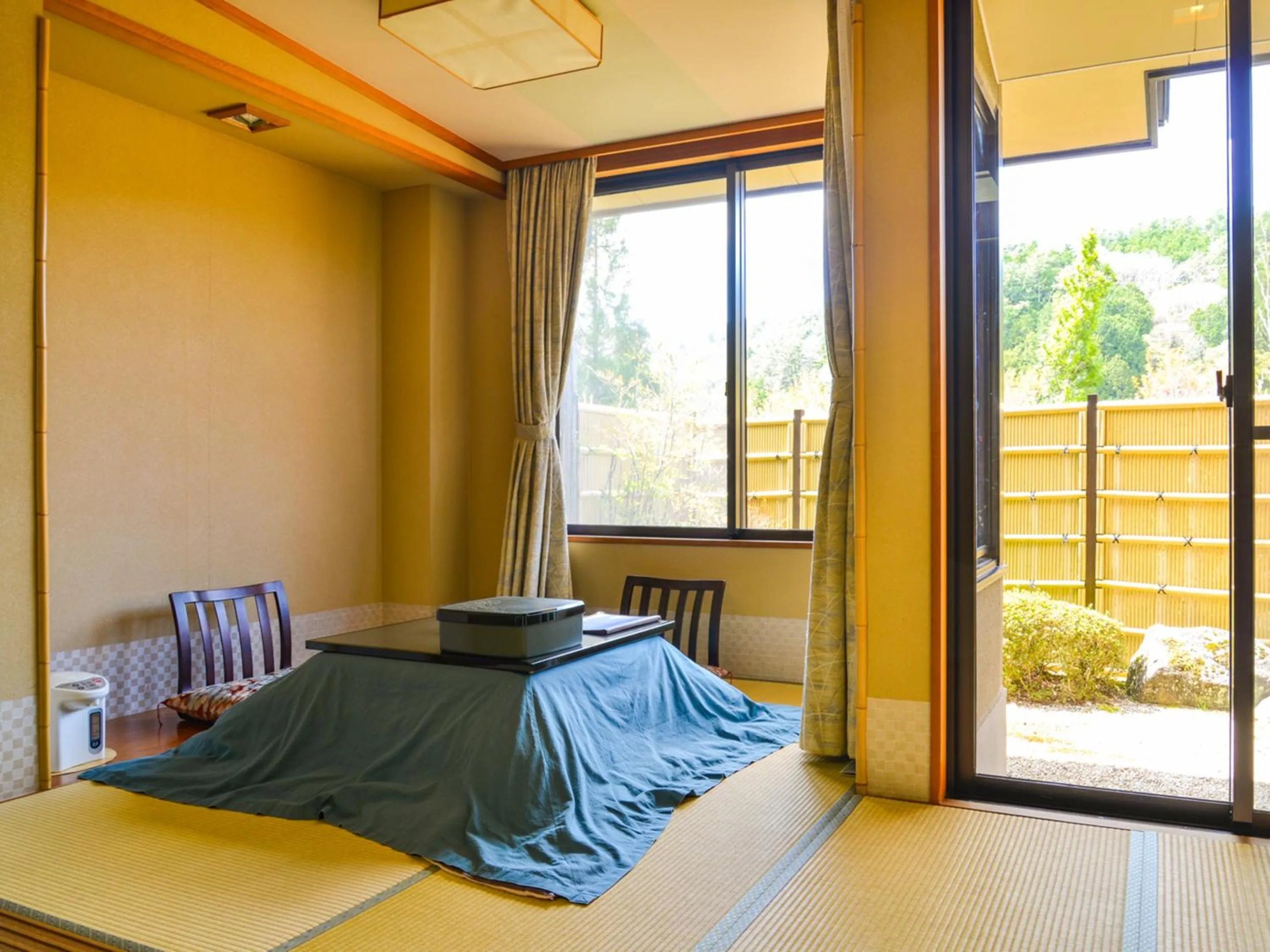 View (from property/room), Bed in Fudouonsen Sawaya