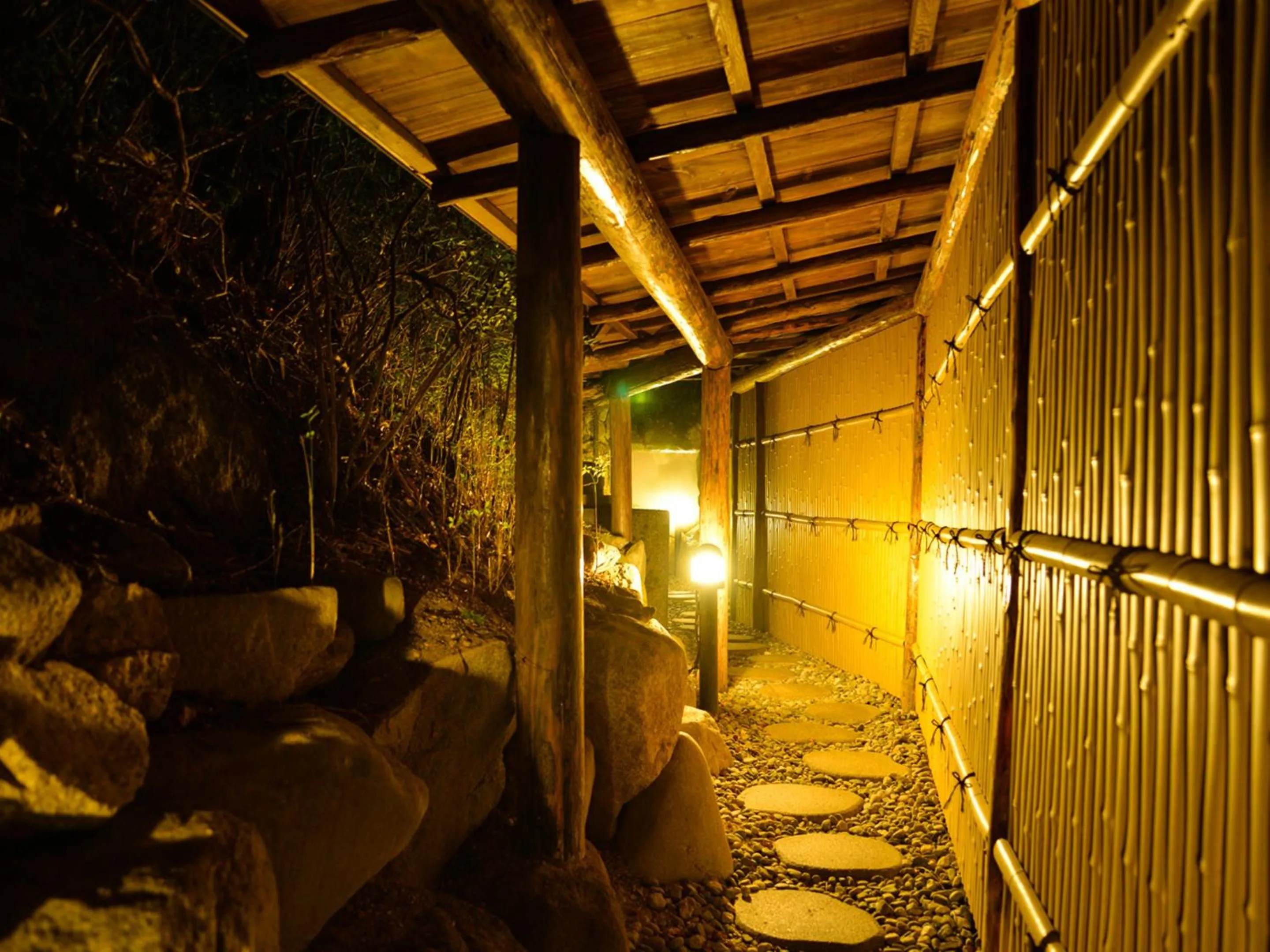 Hot Spring Bath in Fudouonsen Sawaya