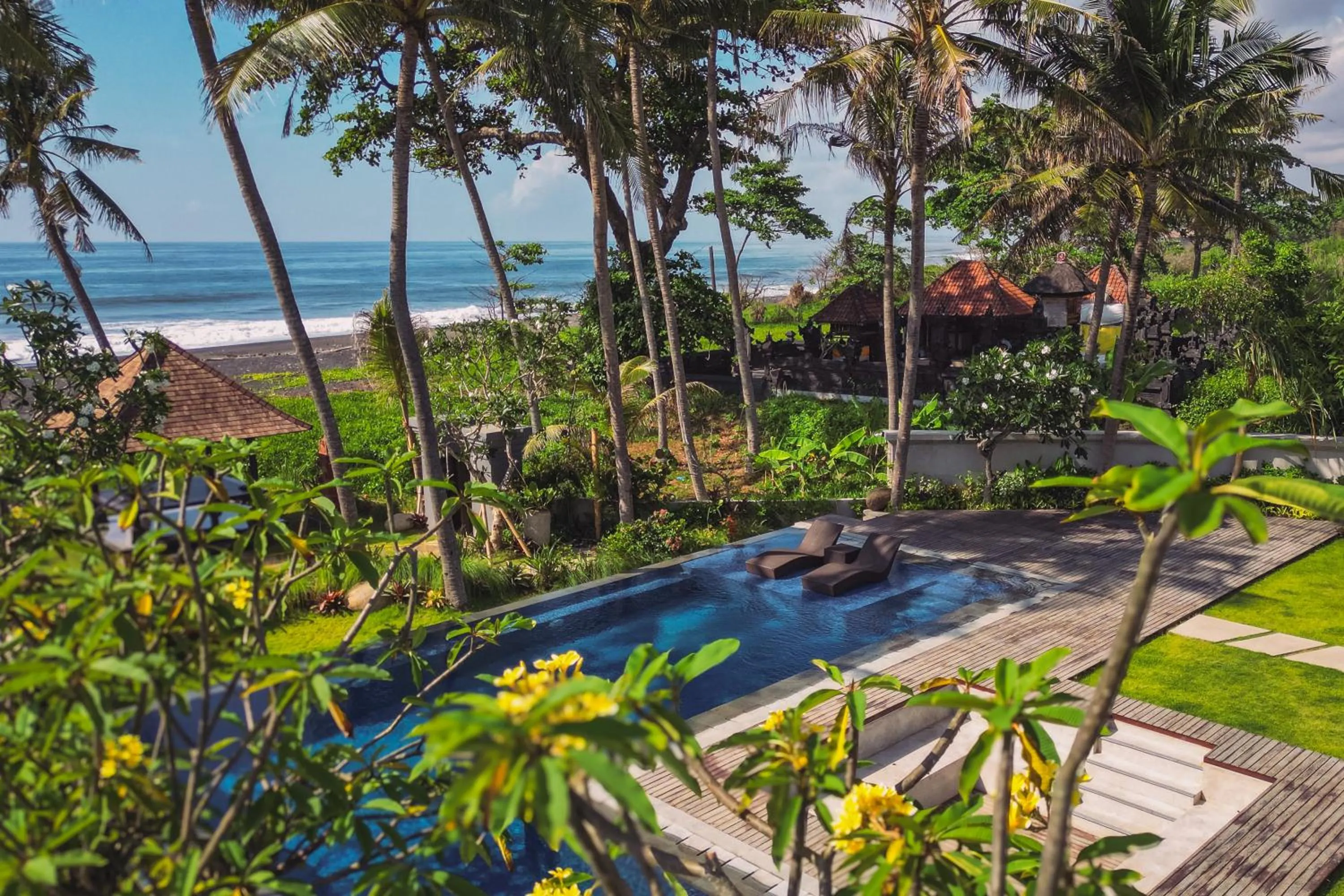 Beach in K Ko Surf Village at Keramas
