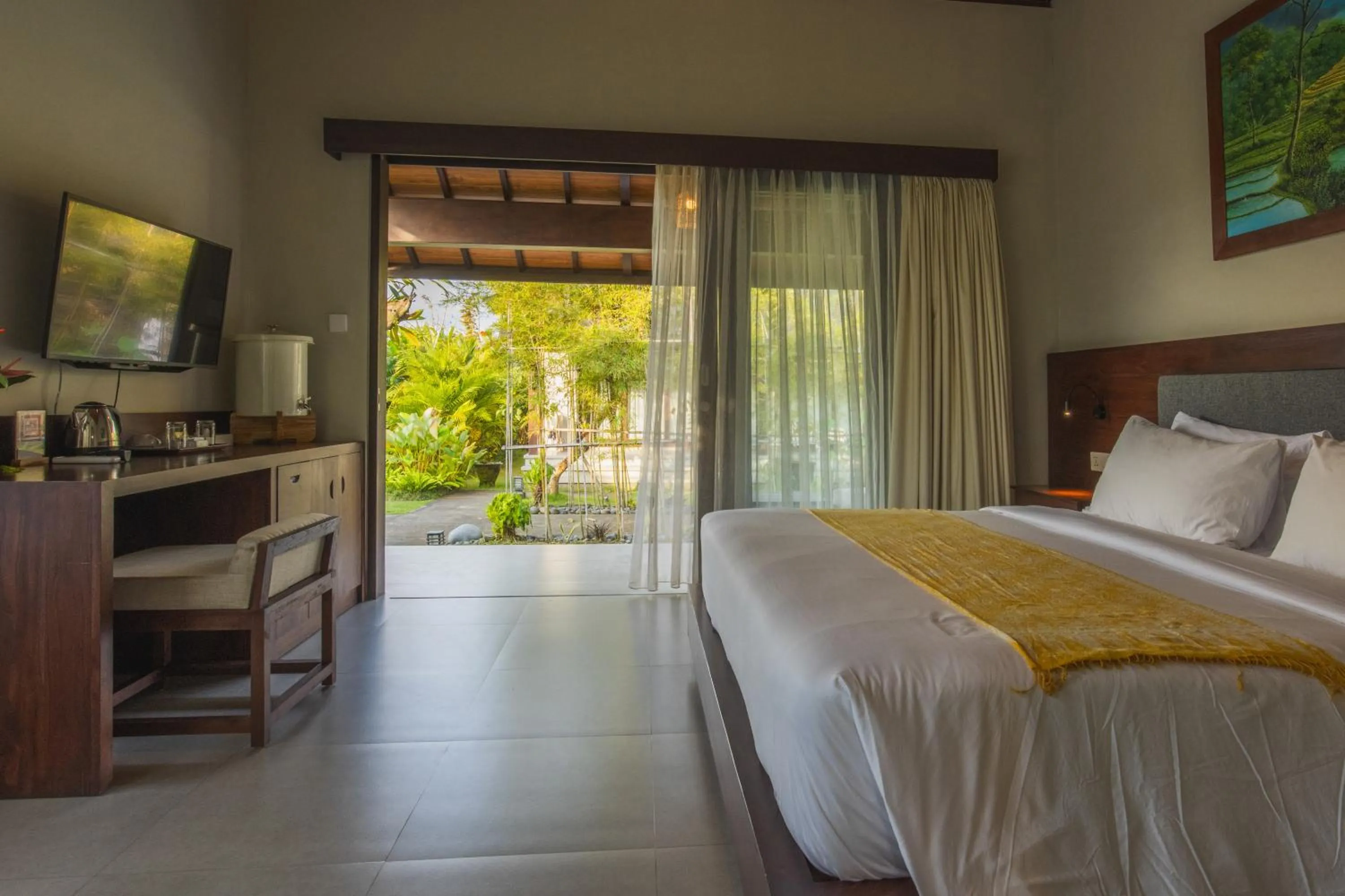 Bed in K Ko Surf Village at Keramas