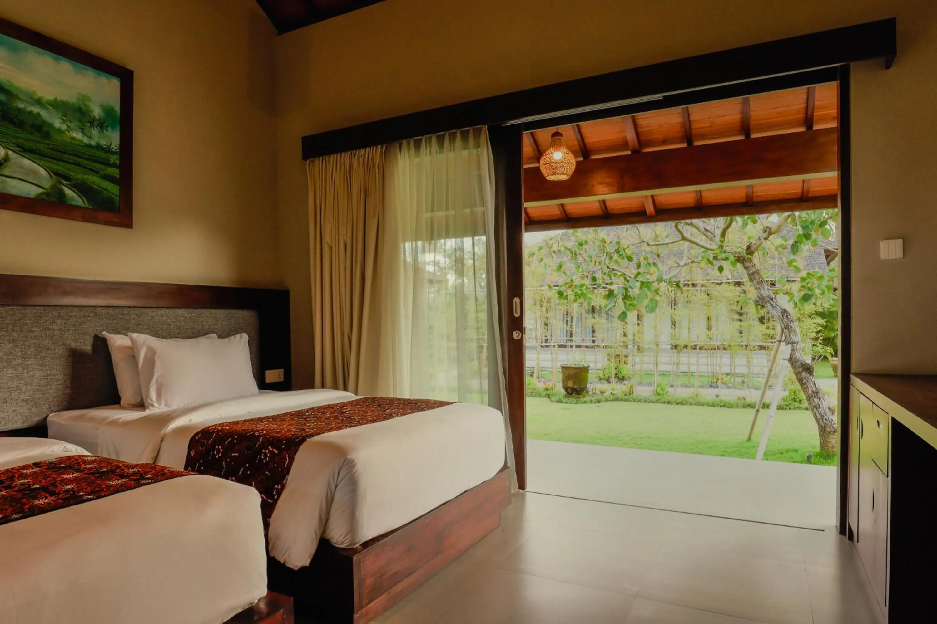 Bedroom, Bed in K Ko Surf Village at Keramas