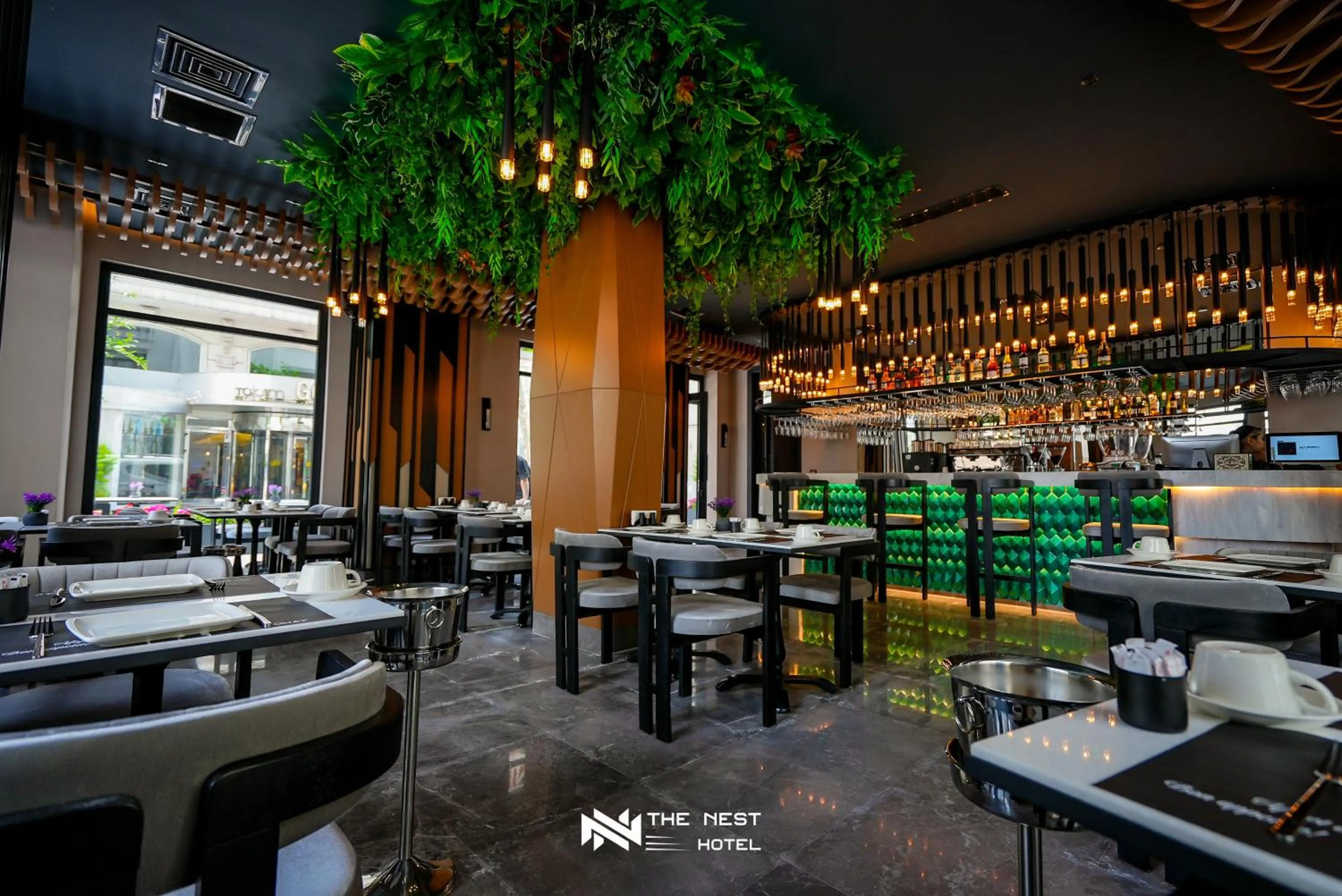Restaurant/places to eat in THE NEST HOTEL