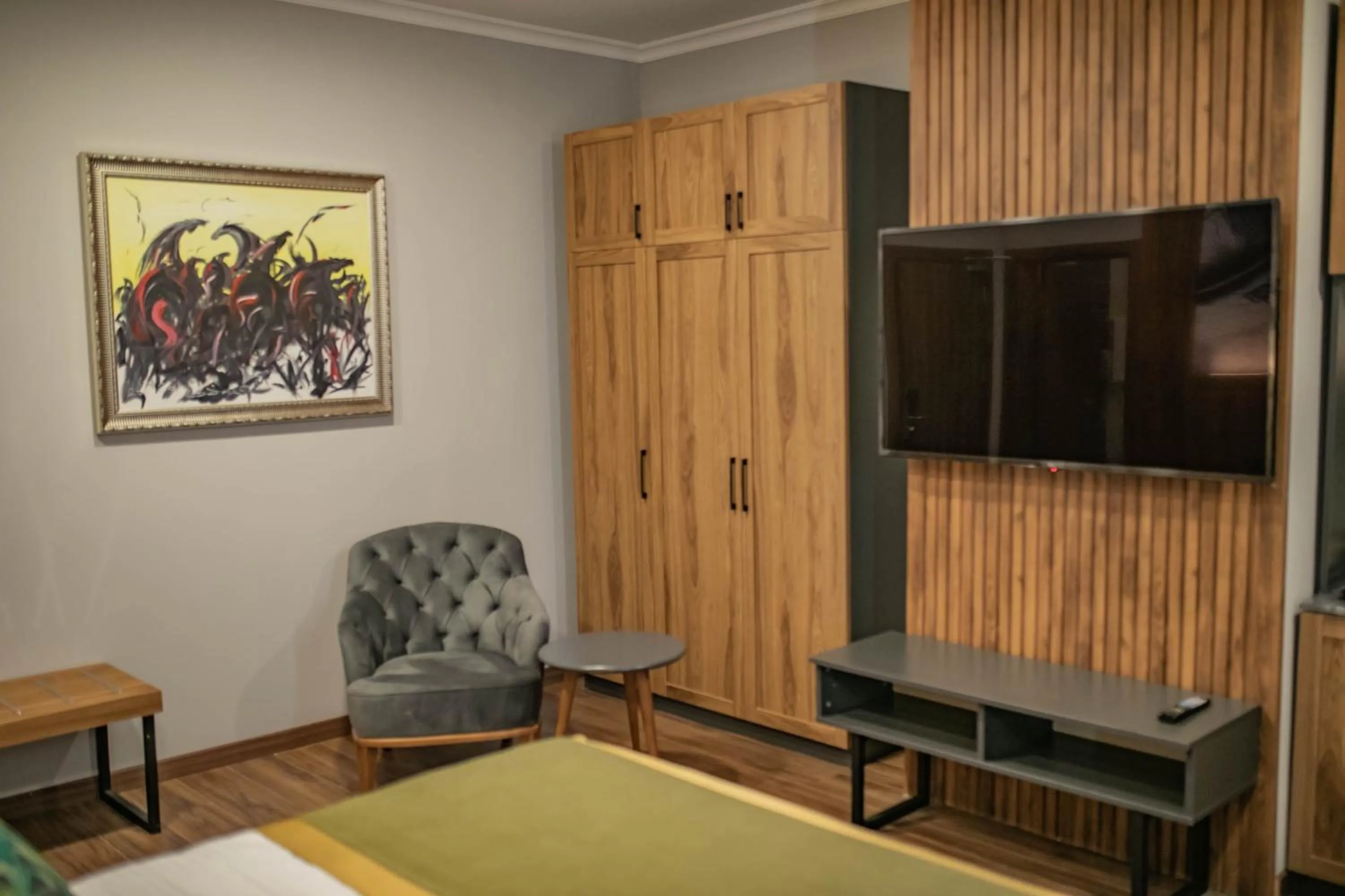 Bed in The Green Oasis Otel Spa