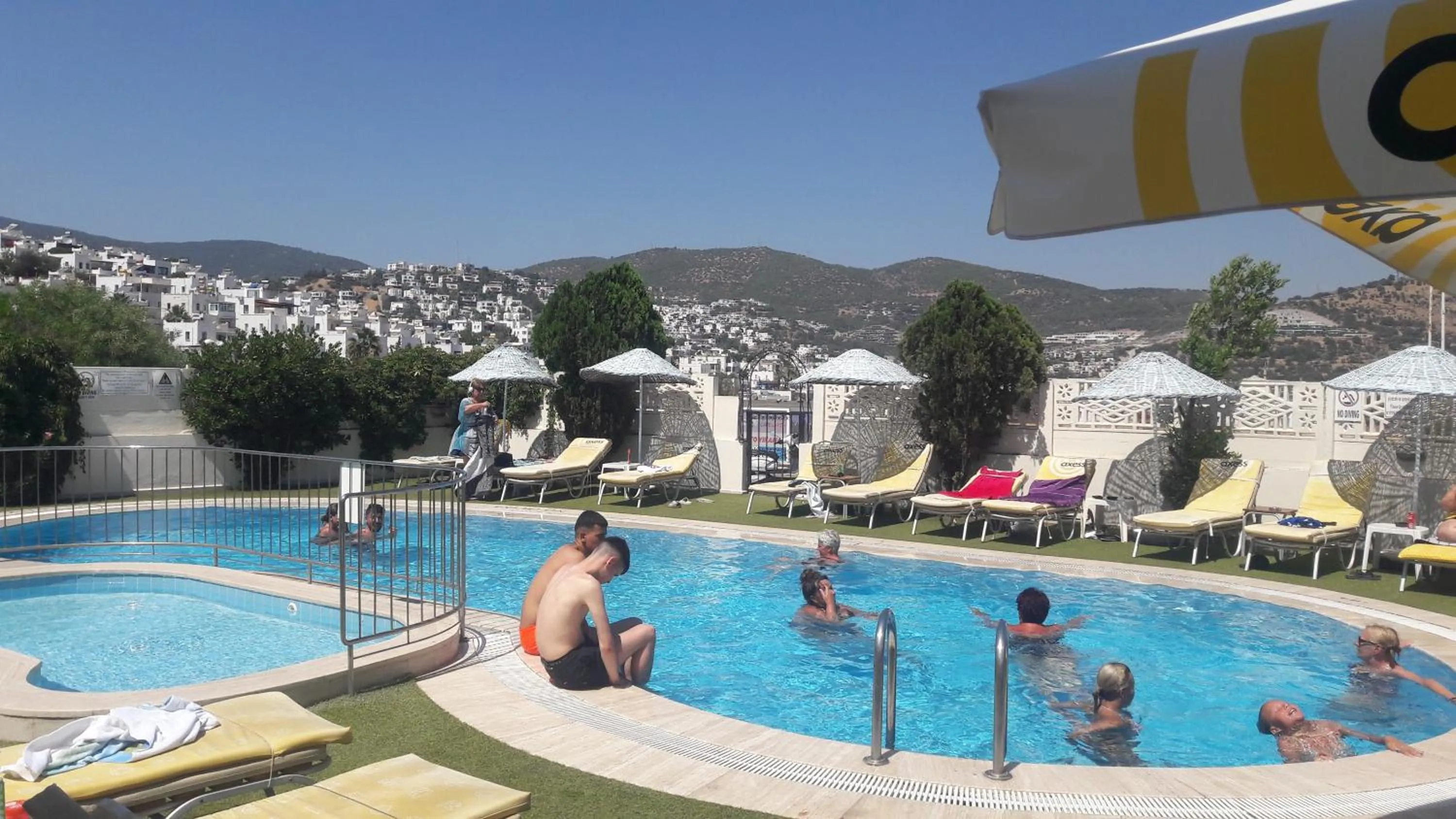 Swimming pool in Ozukara Apart 1